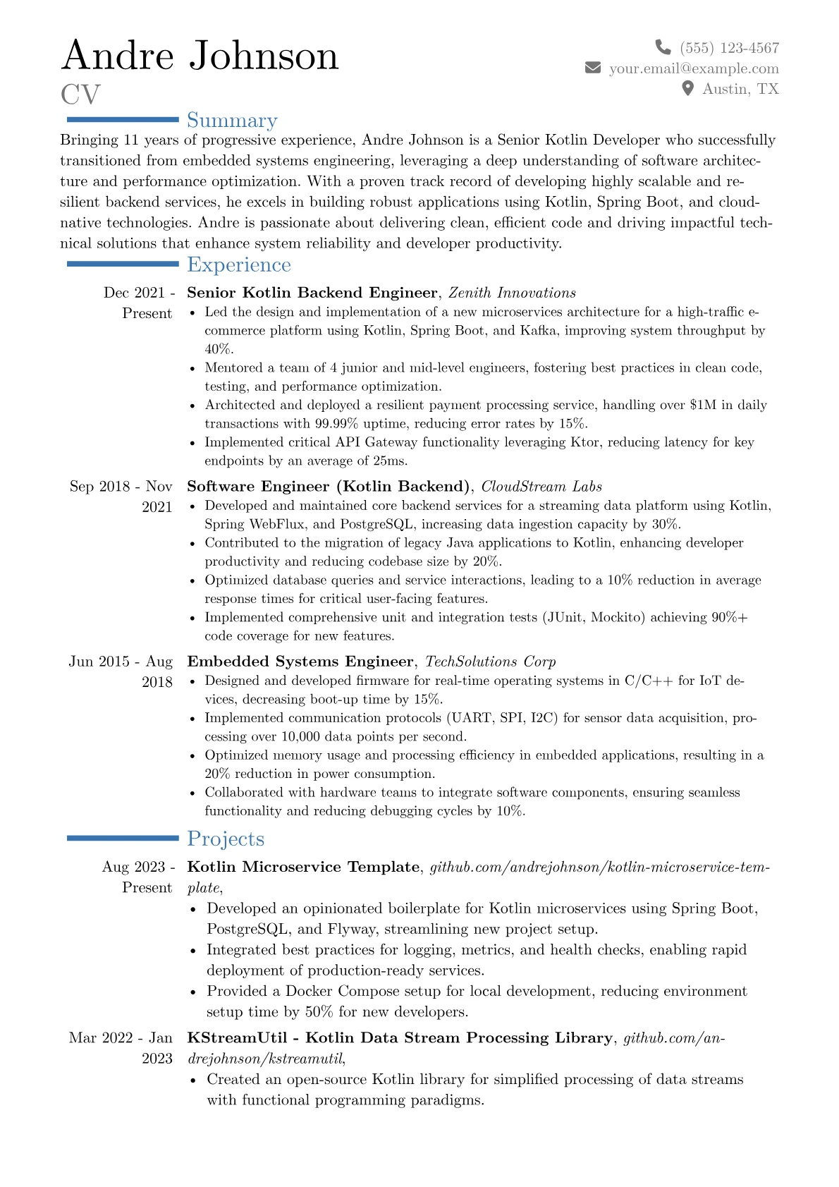 Career changer version - Page 1
