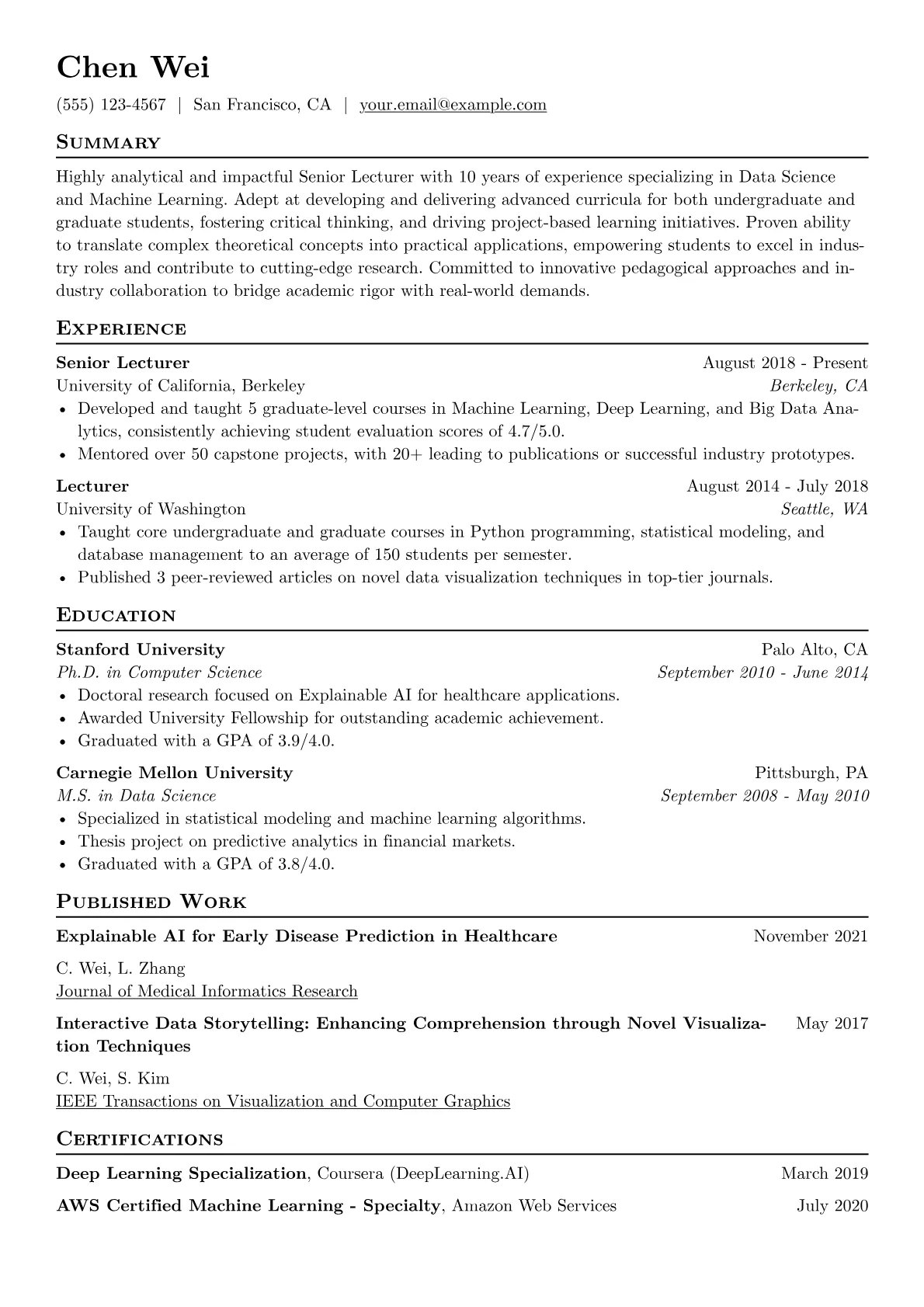 Senior Lecturer - Data version - Page 1