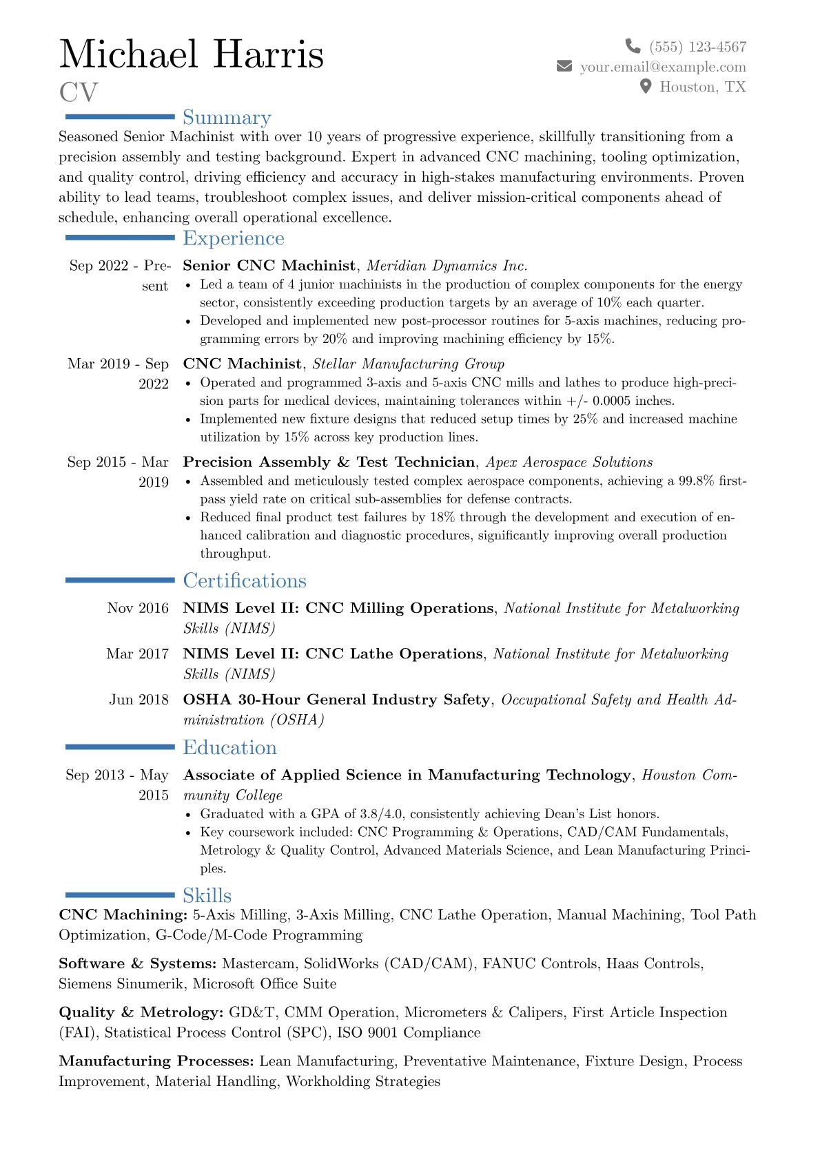 Career changer version - Page 1