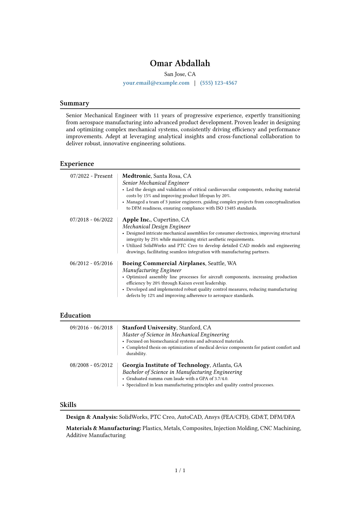 Career changer version - Page 1