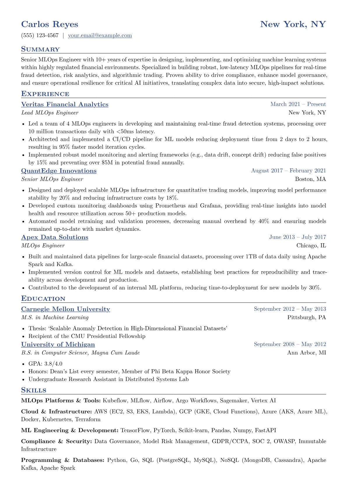 Financial MLOps Specialist version - Page 1
