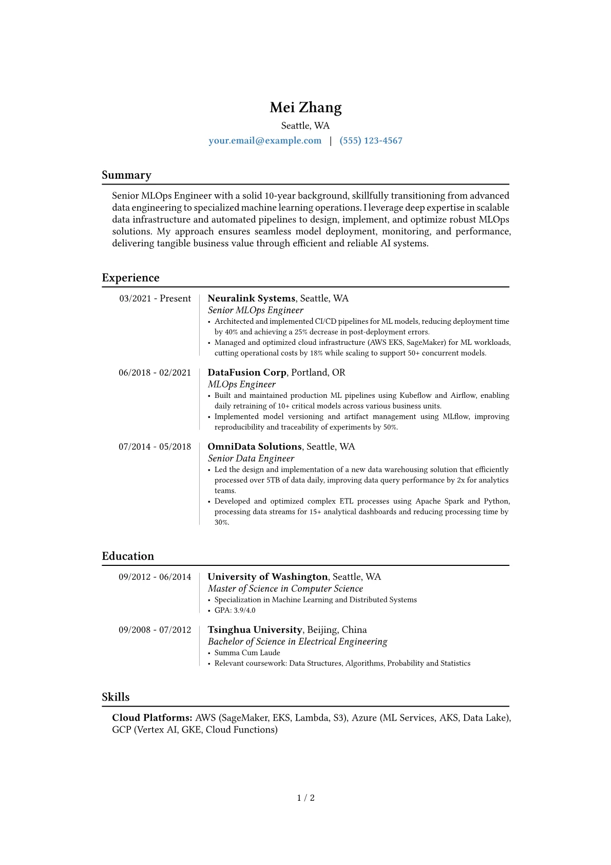 Career changer version - Page 1