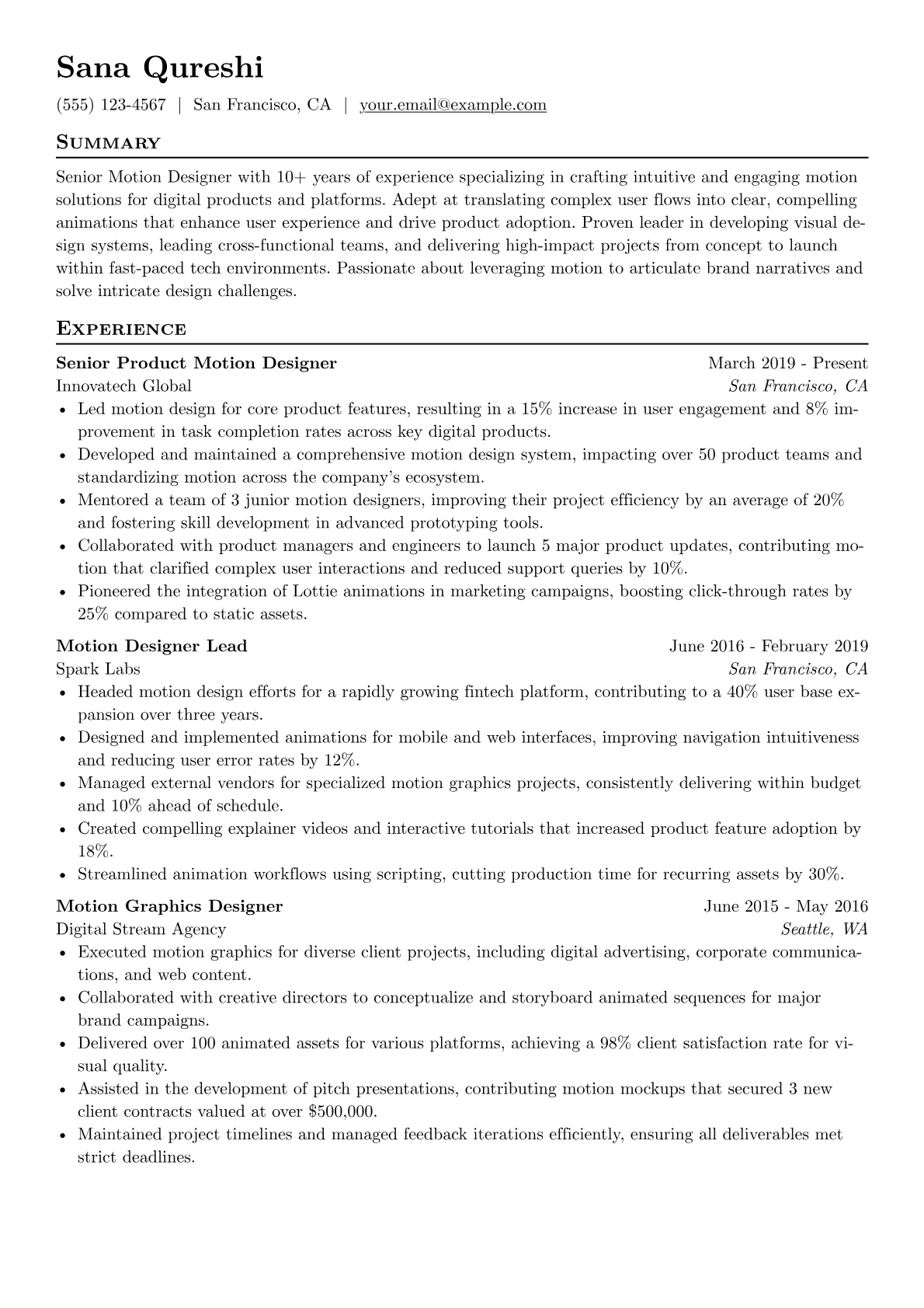 Senior Product Motion version - Page 1
