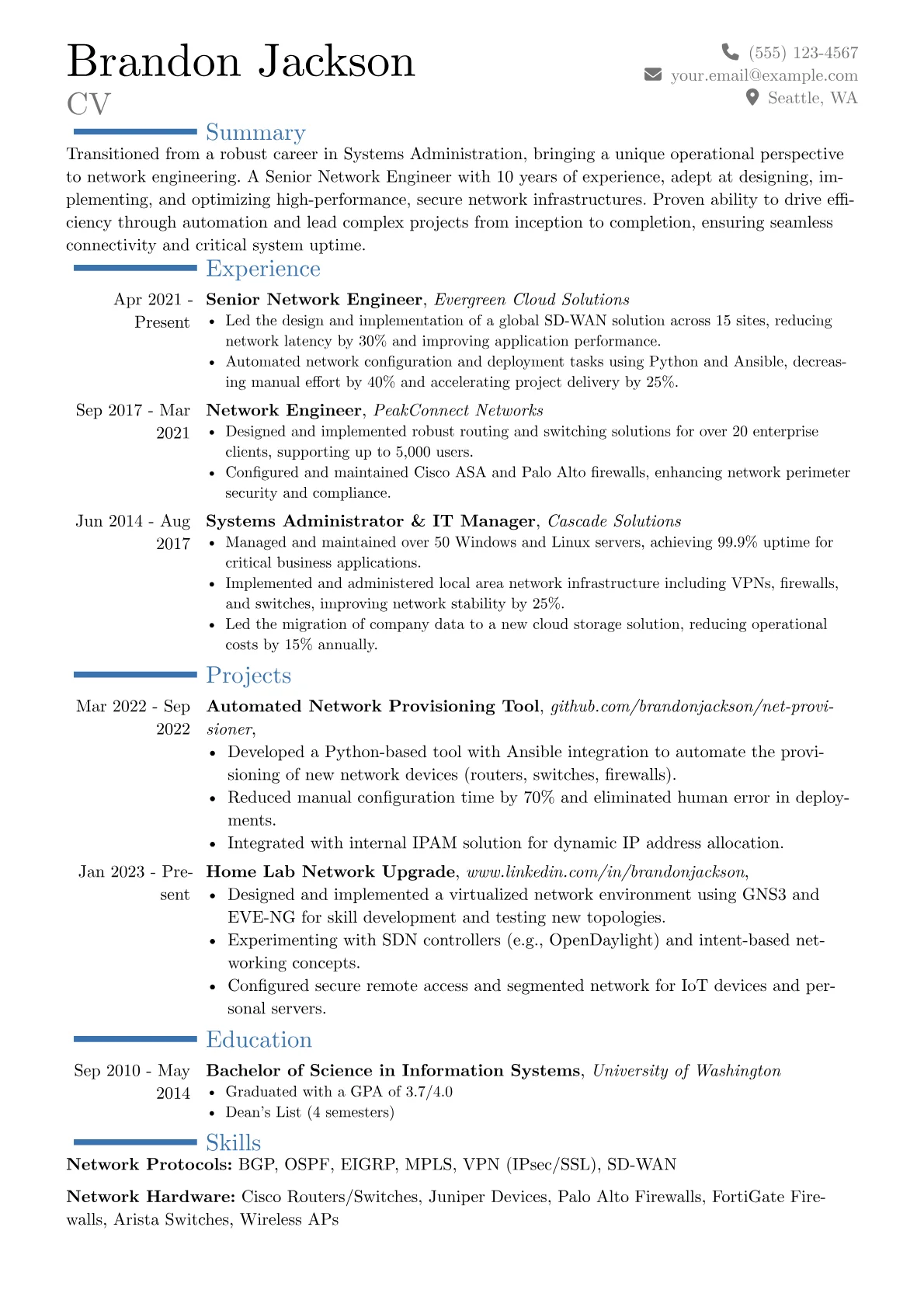 Career changer version - Page 1