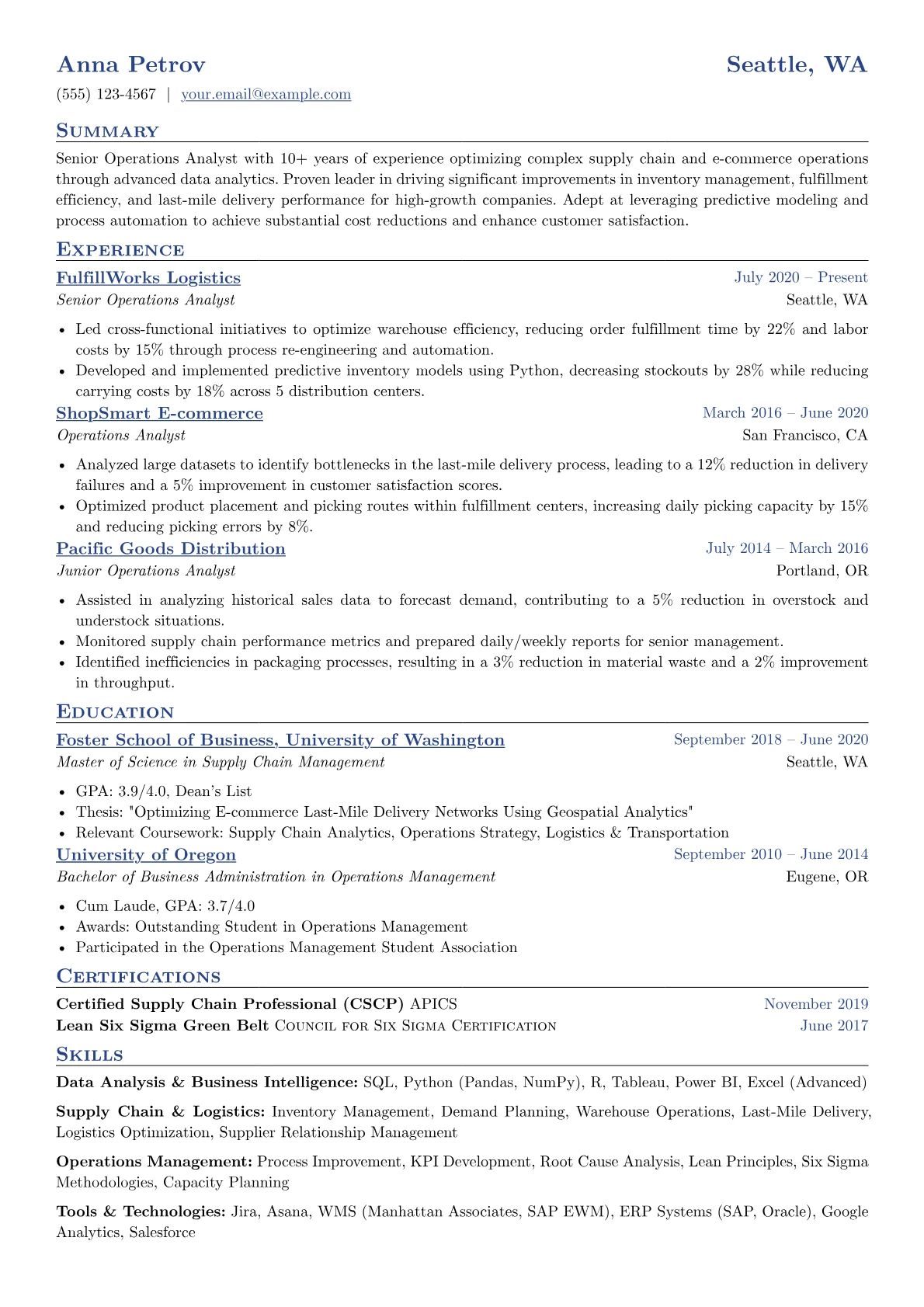 Data Analysis & Business version - Page 1