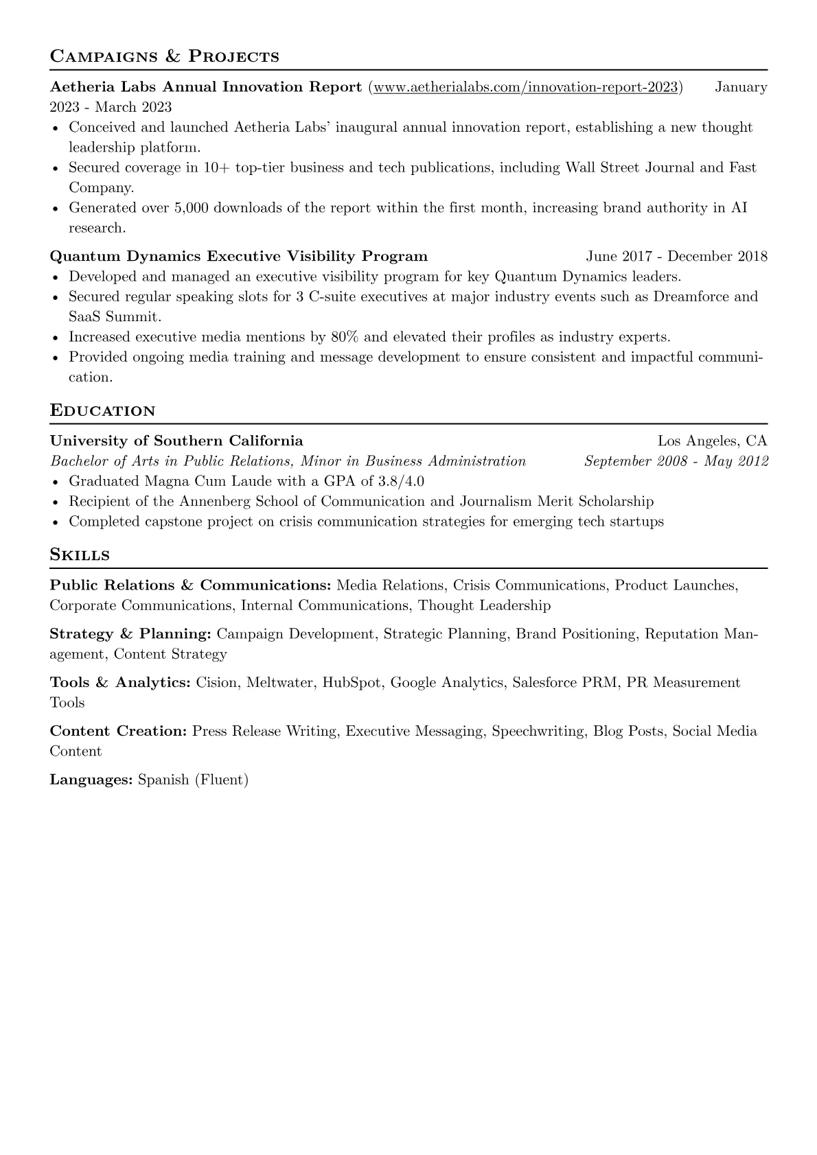 Senior PR Manager version - Page 2