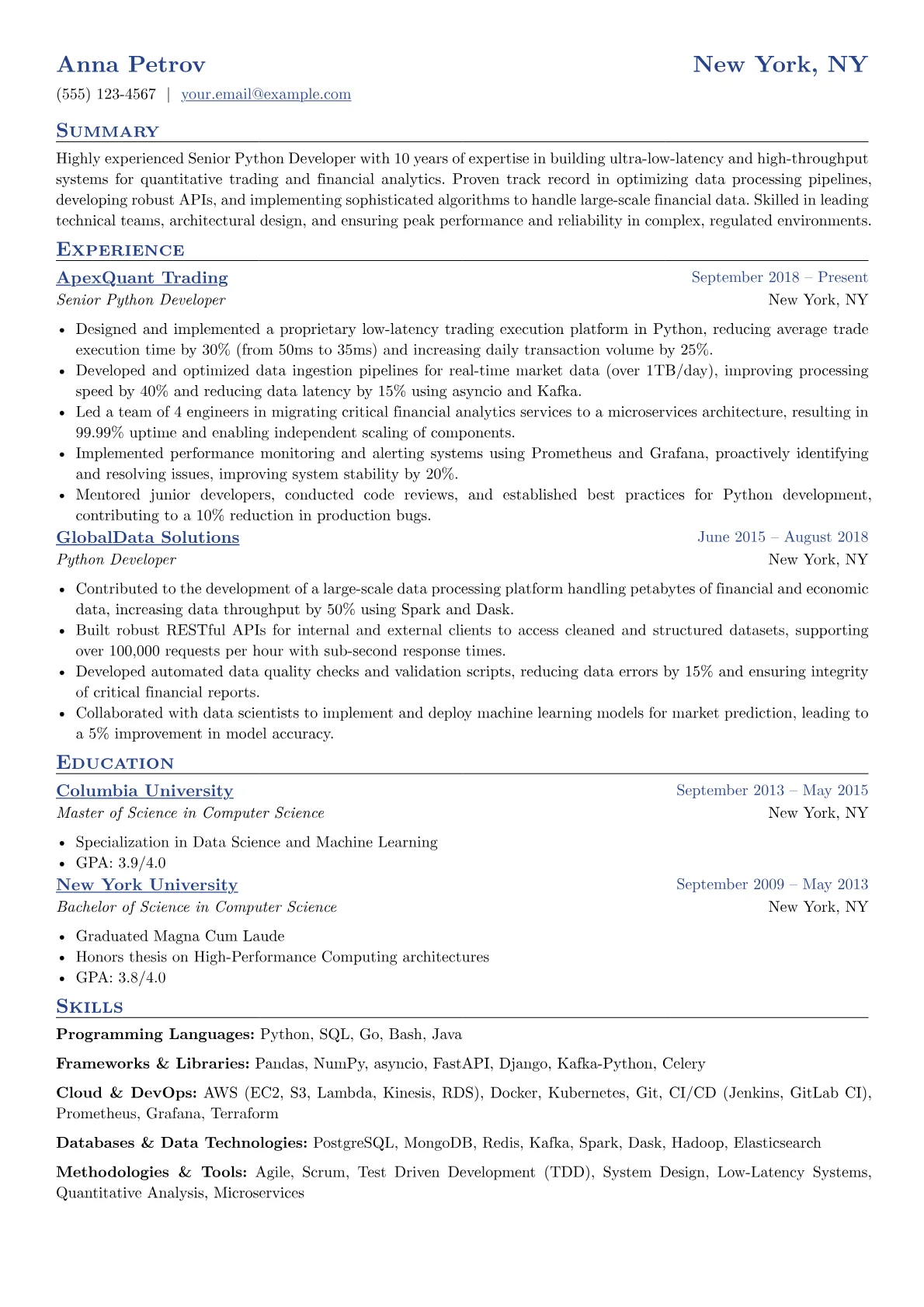 Senior Python version - Page 1