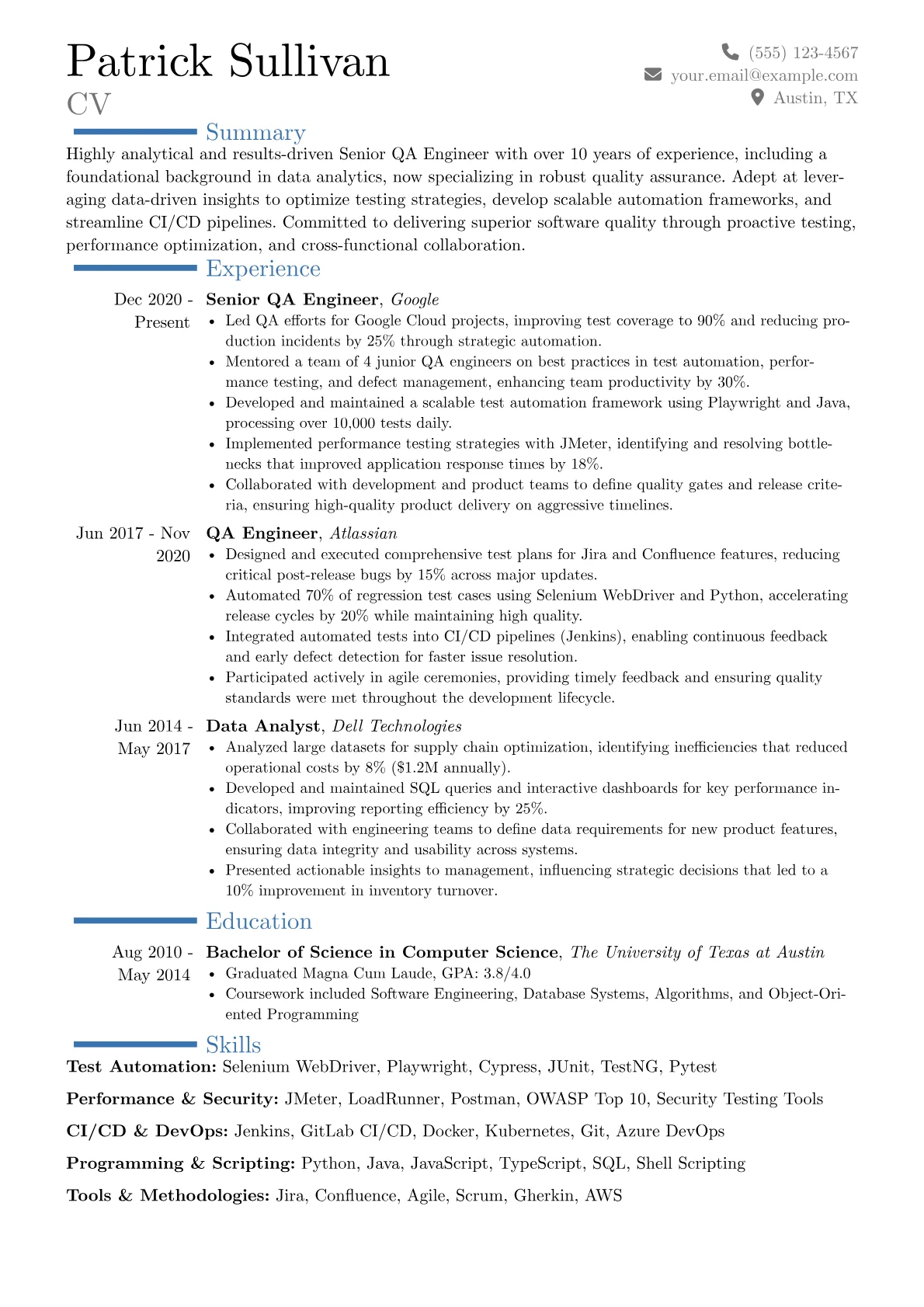 Career changer version - Page 1