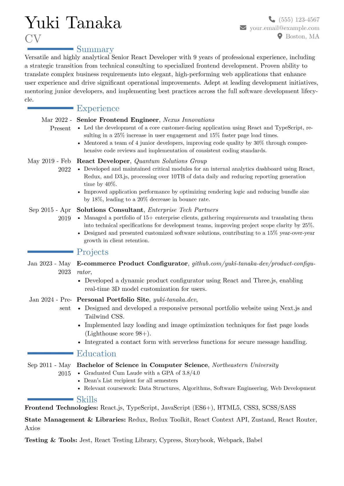 Career changer version - Page 1