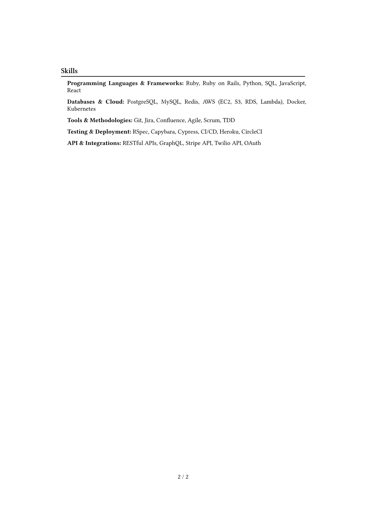 Career changer version - Page 2
