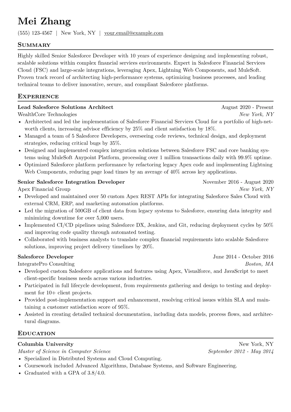 Senior Salesforce version - Page 1