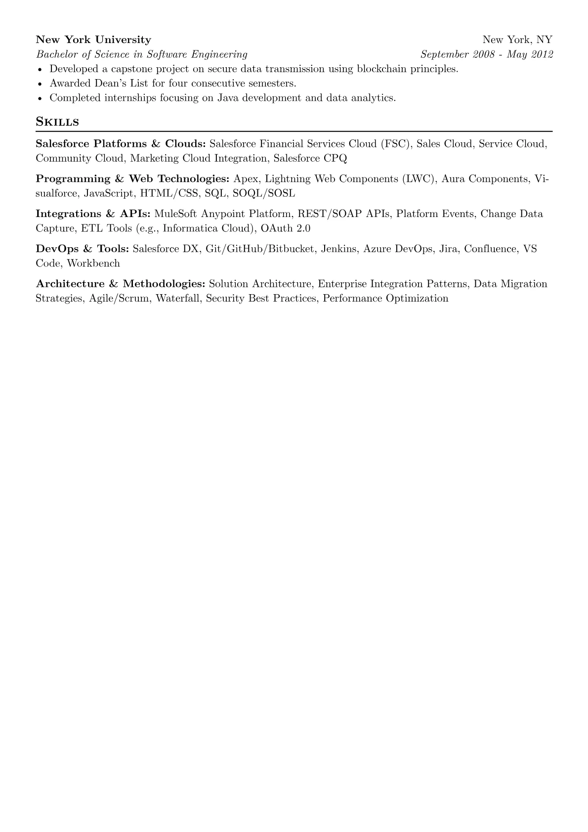 Senior Salesforce version - Page 2