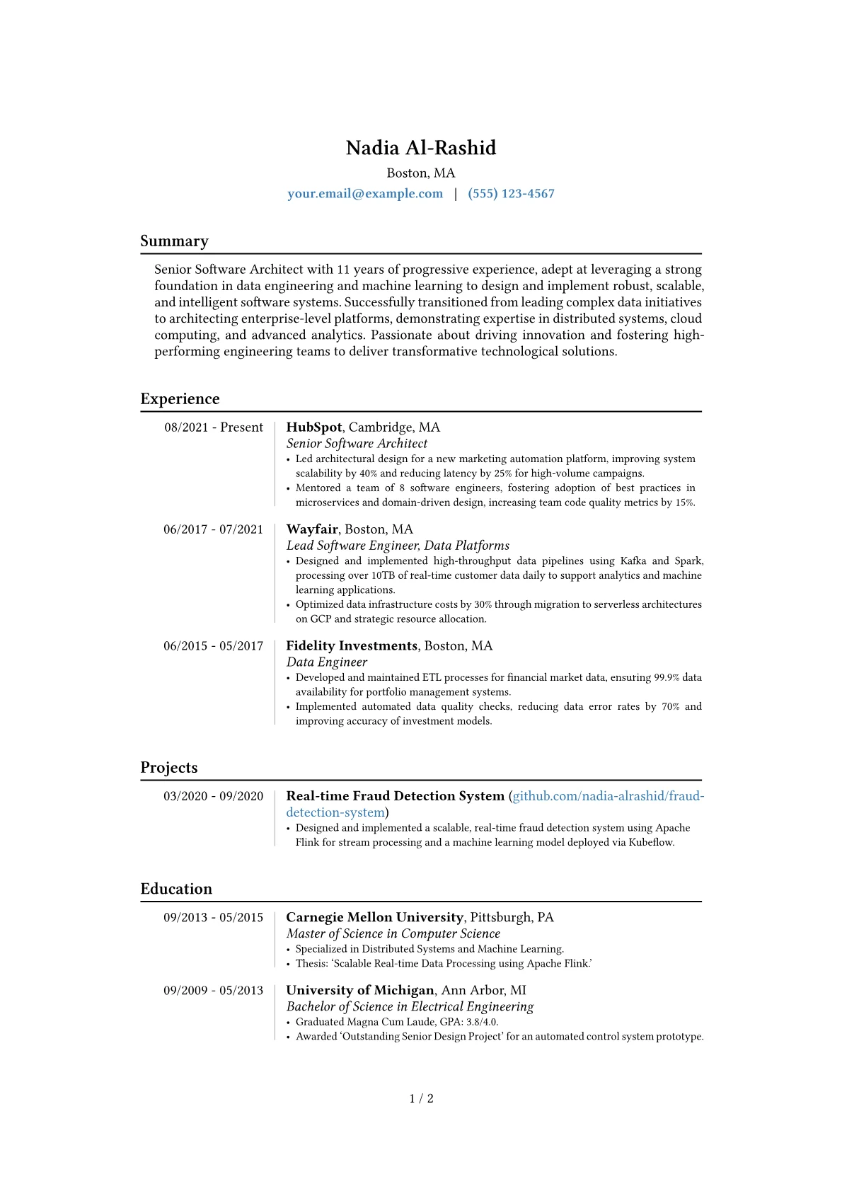 Career changer version - Page 1