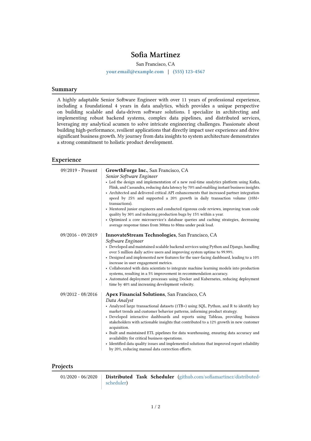 Career changer version - Page 1