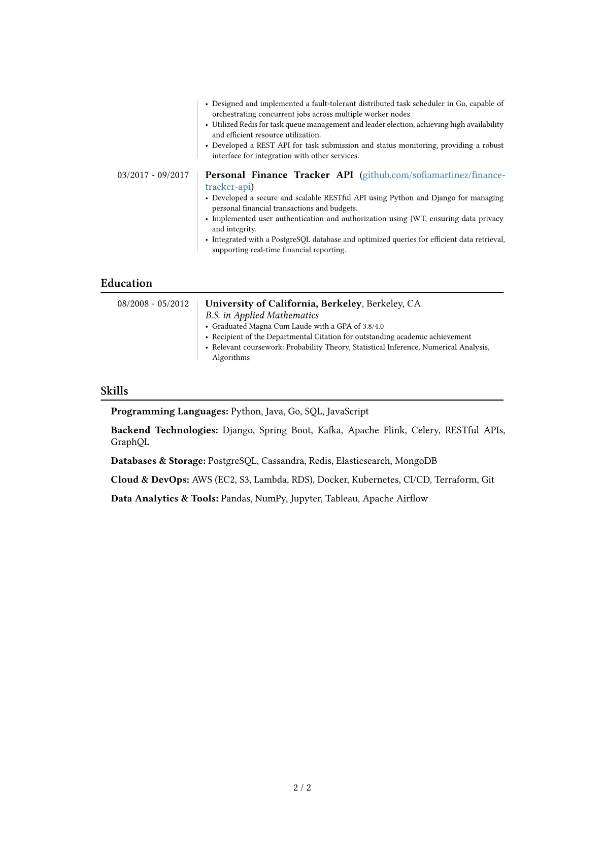 Career changer version - Page 2
