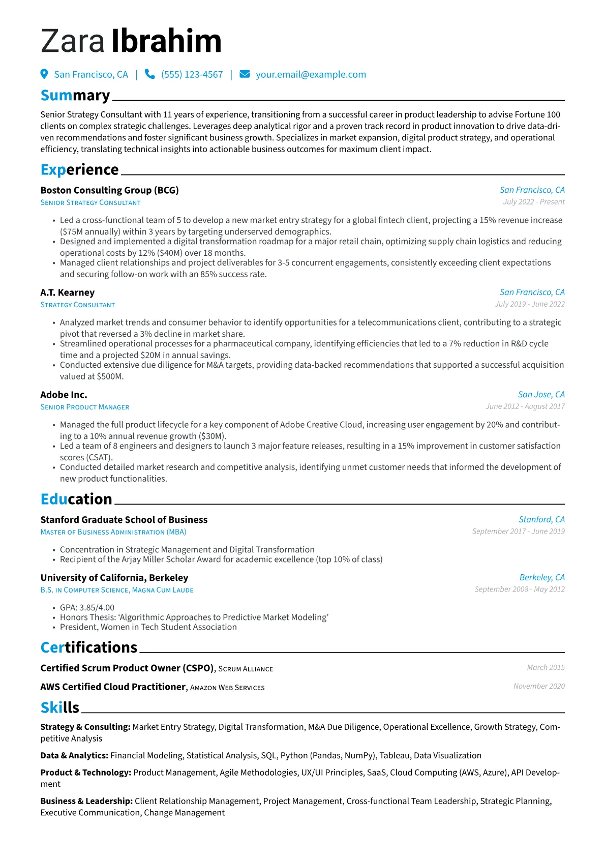 Career changer version - Page 1