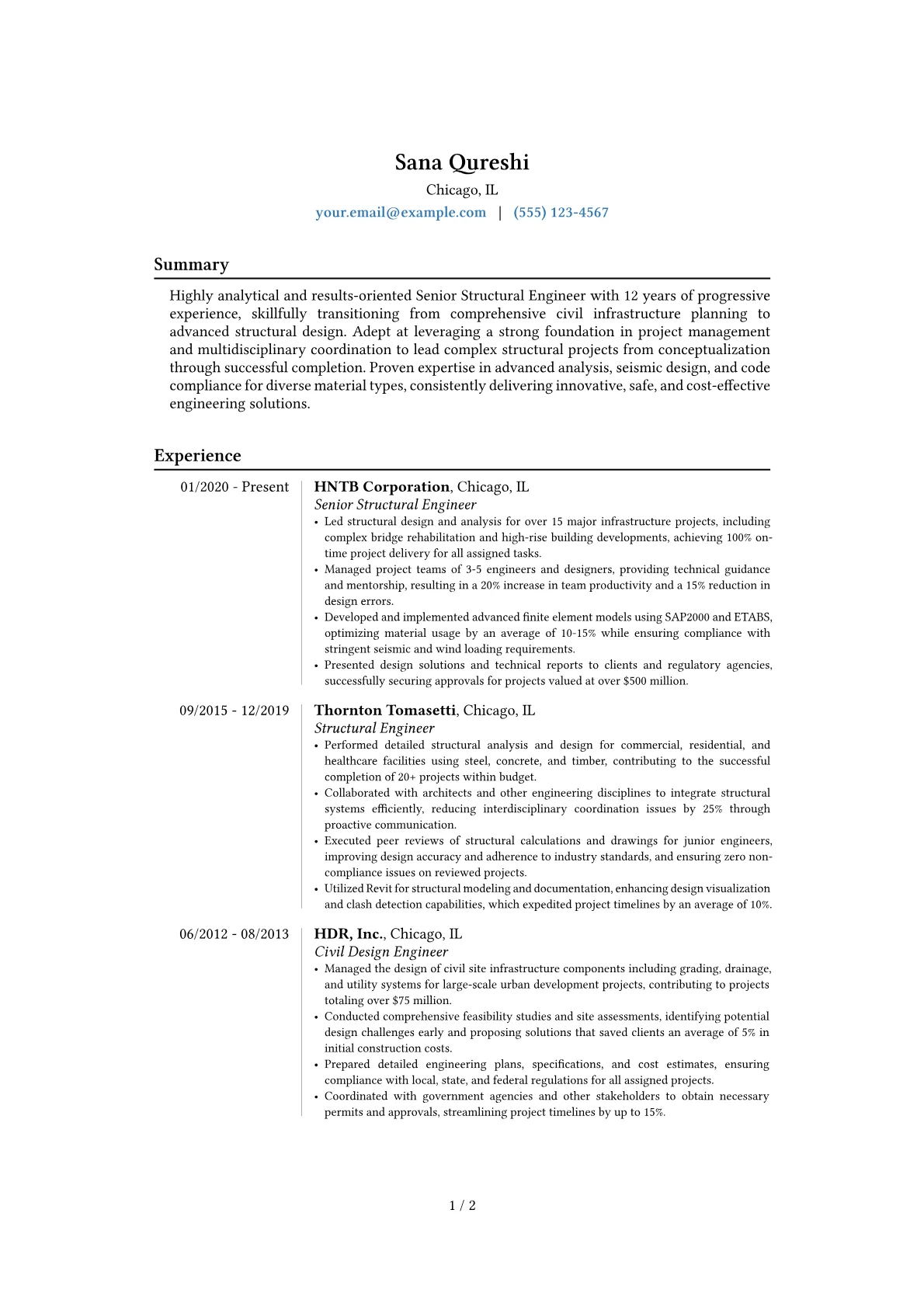 Career changer version - Page 1