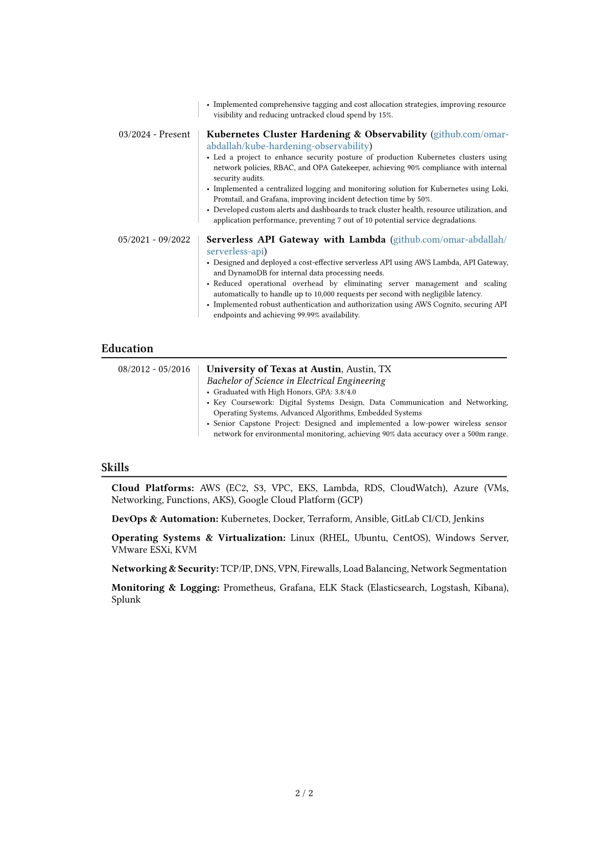 Career changer version - Page 2
