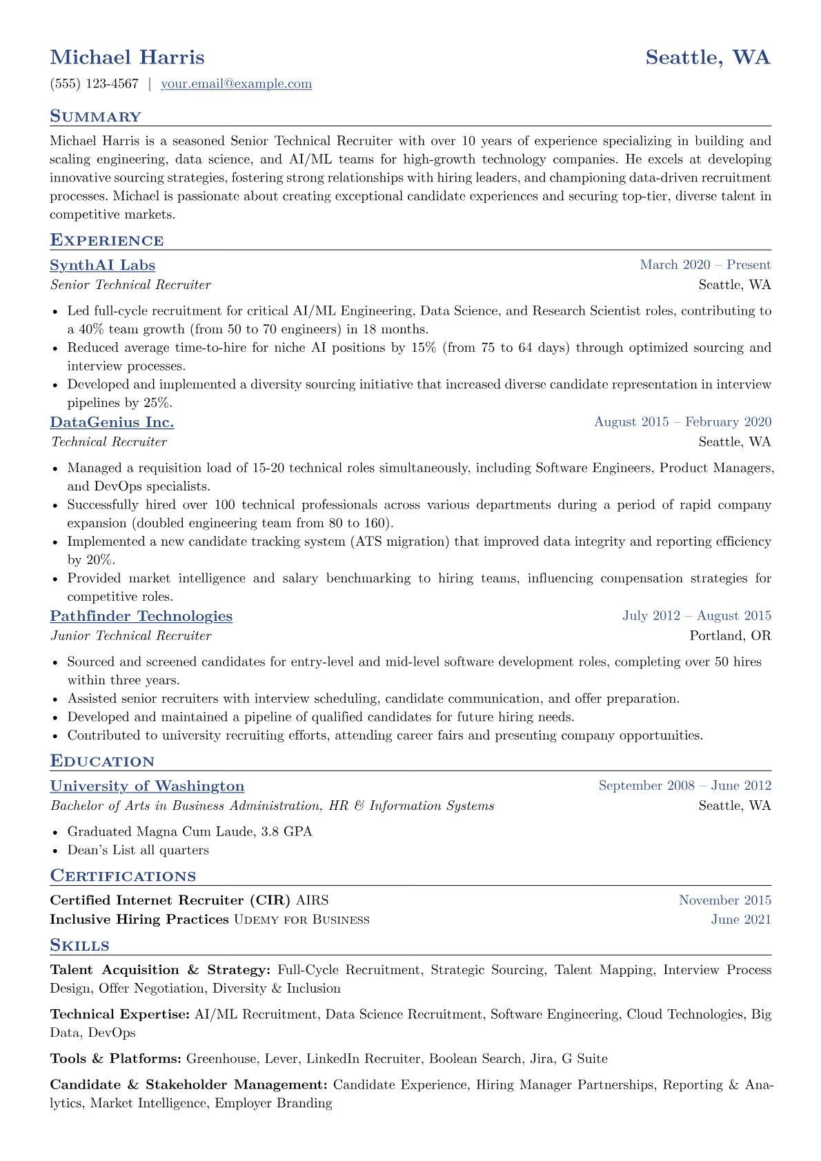 Senior Technical version - Page 1