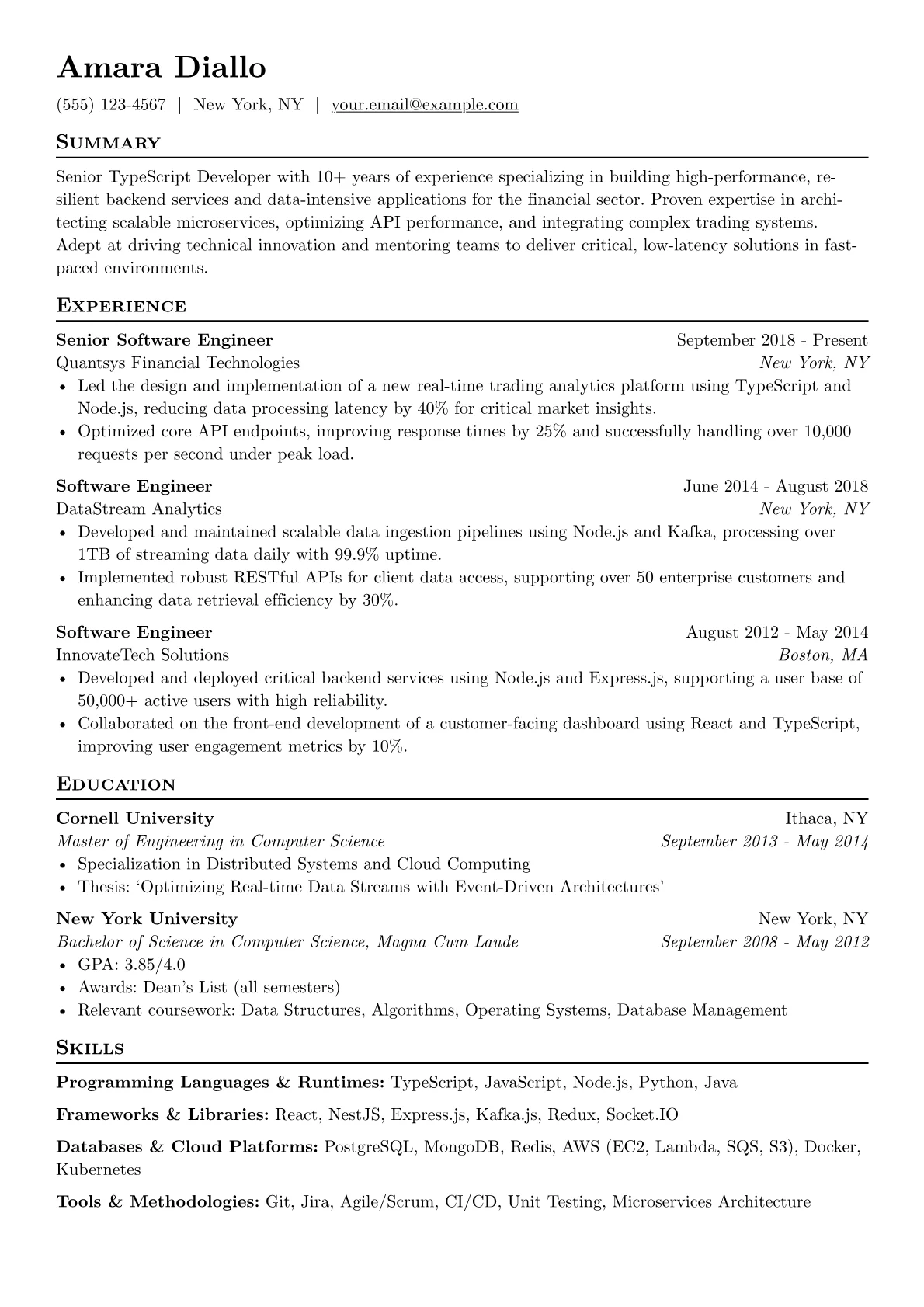 Senior TypeScript version - Page 1