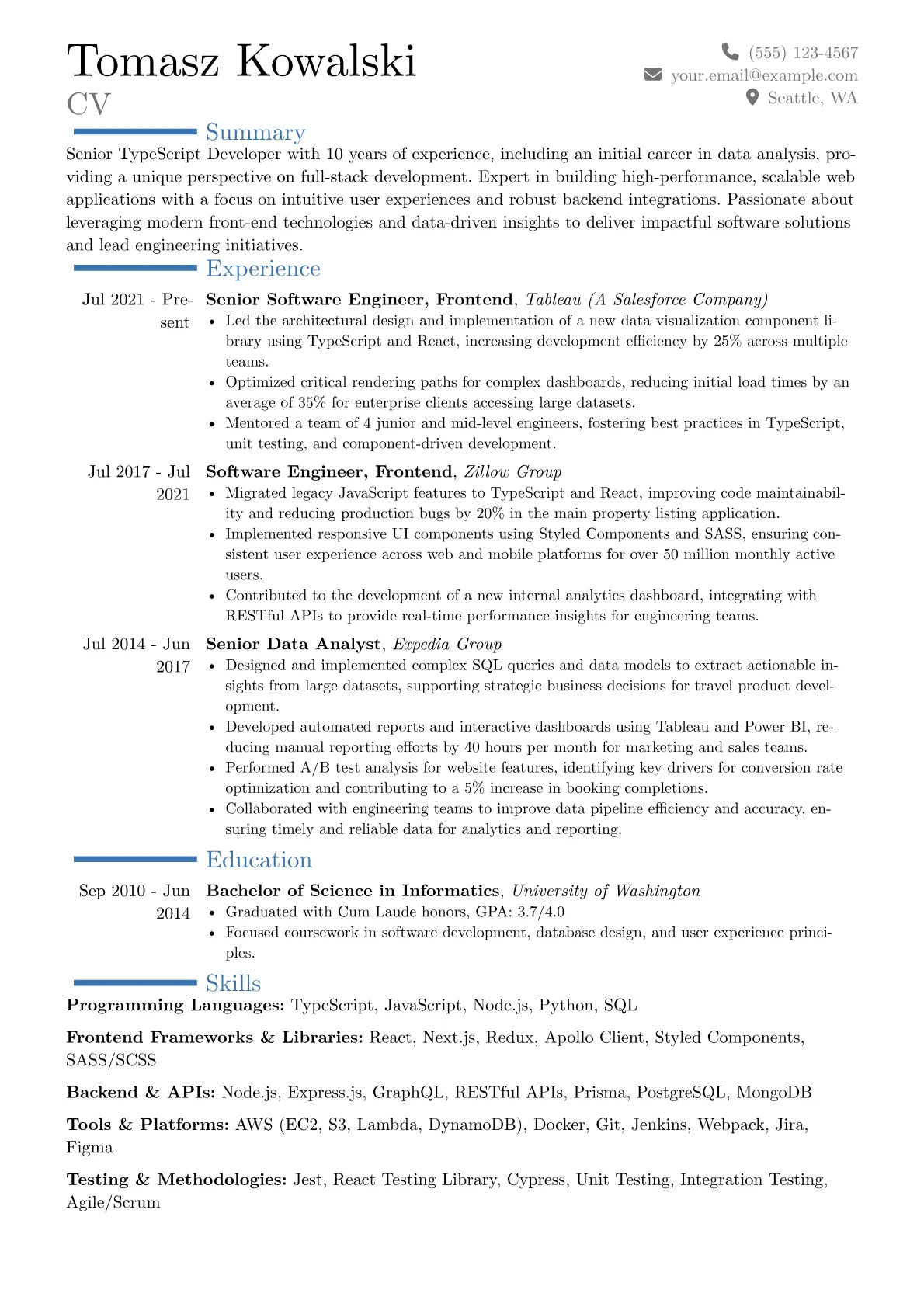 Career changer version - Page 1