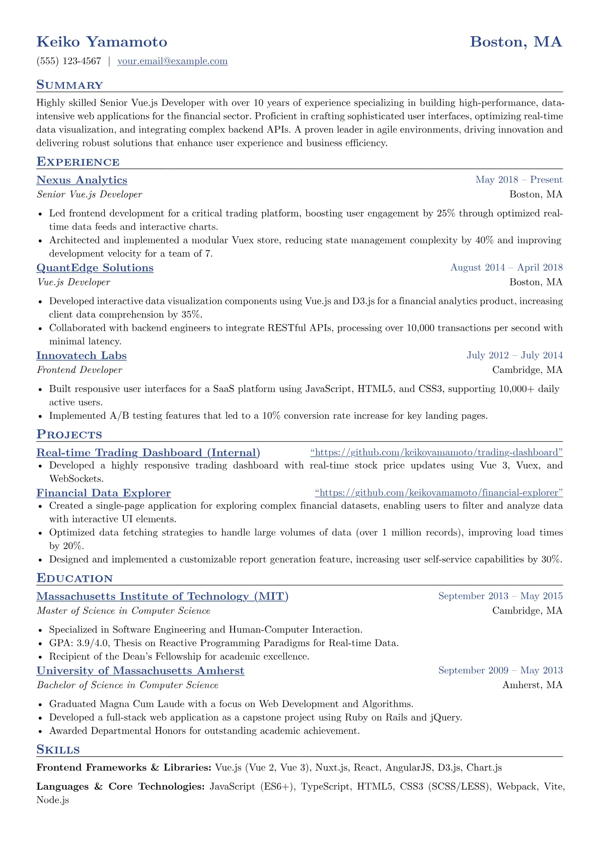 Senior Vue.js version - Page 1