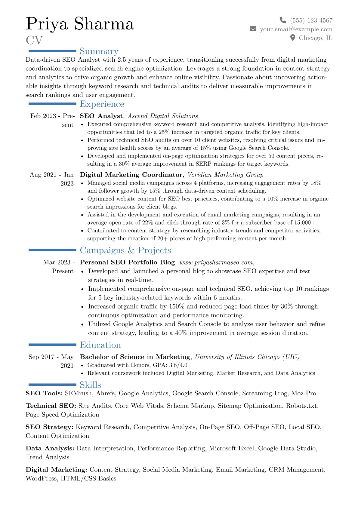 Career changer version - Page 1