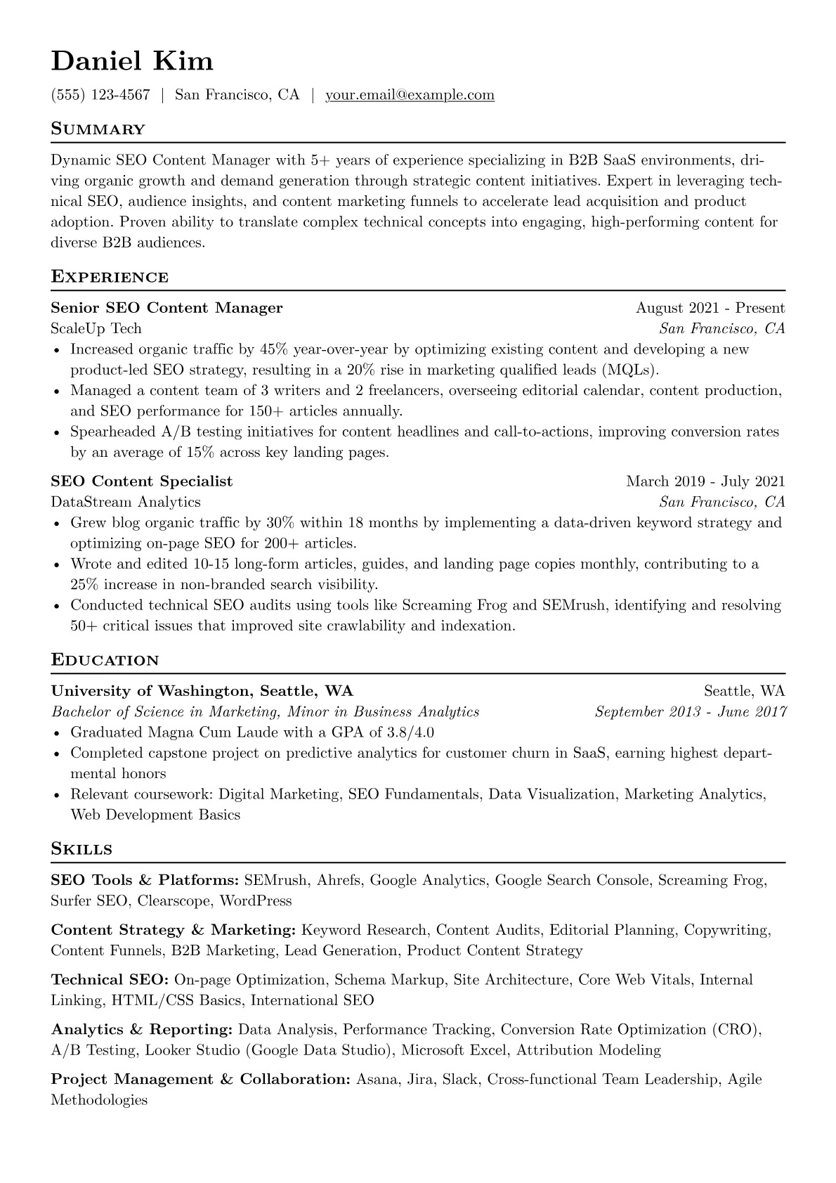 B2B SaaS SEO Content version - Page 1
