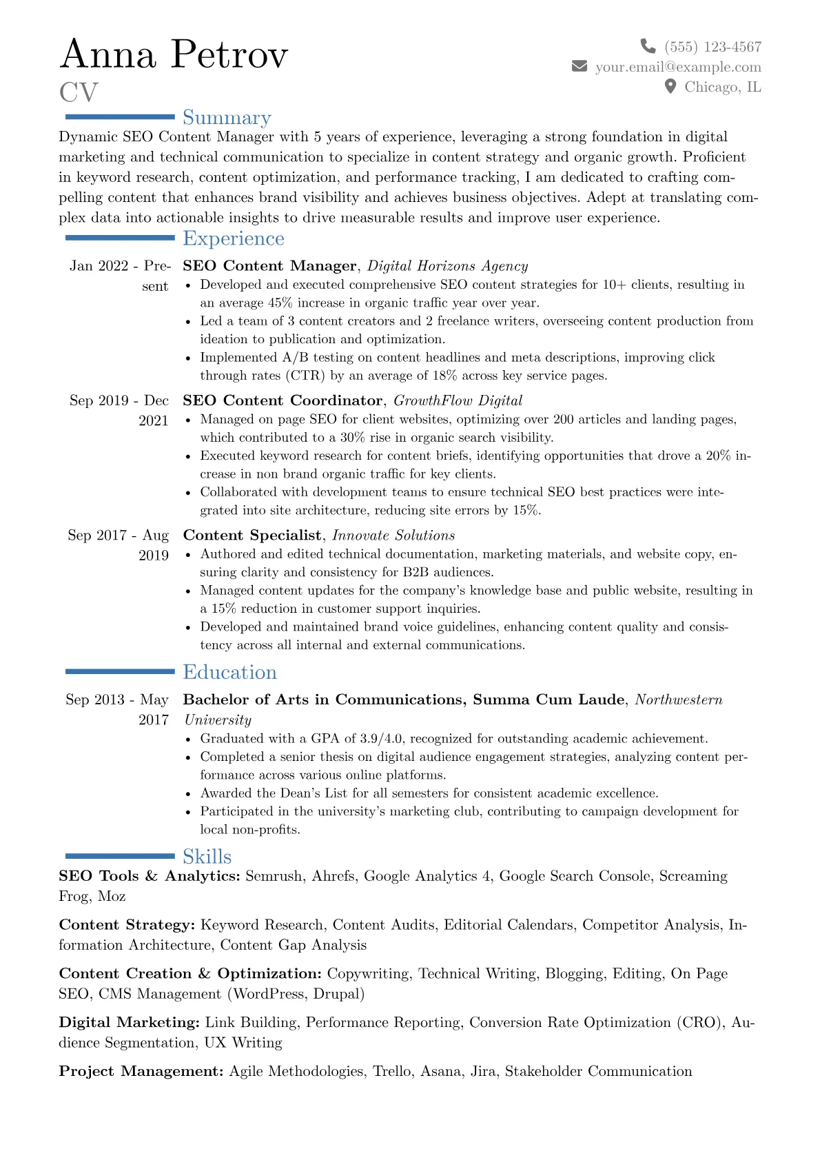 Career changer version - Page 1