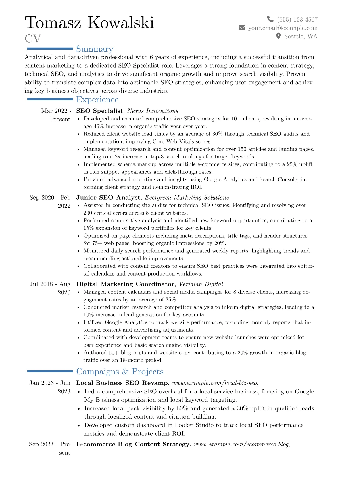 Career changer version - Page 1