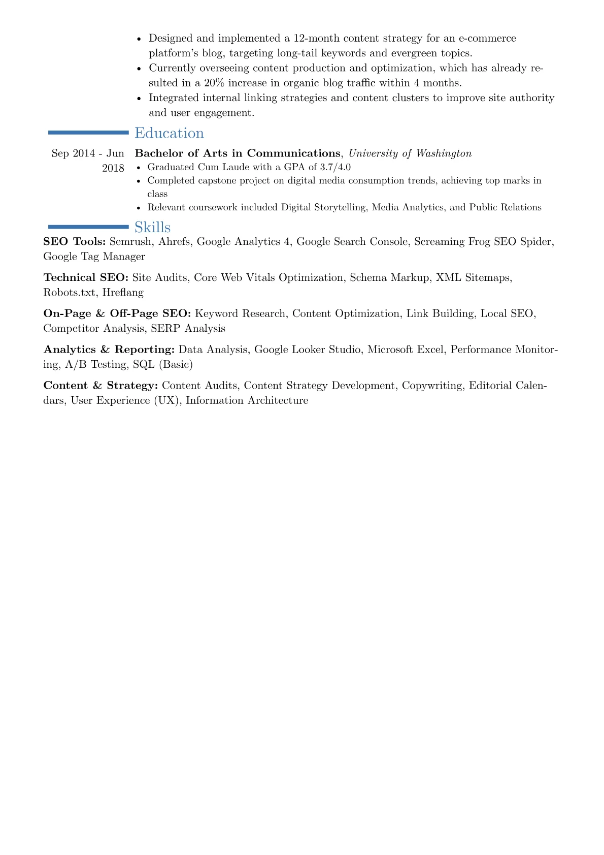 Career changer version - Page 2