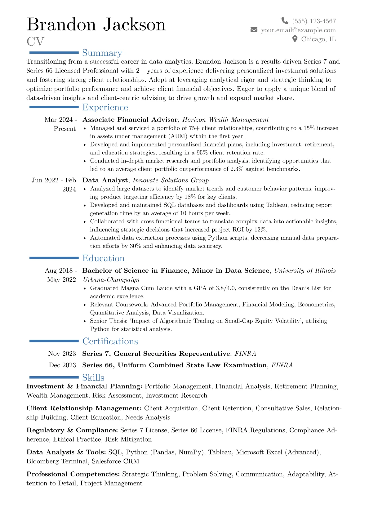 Career changer version - Page 1