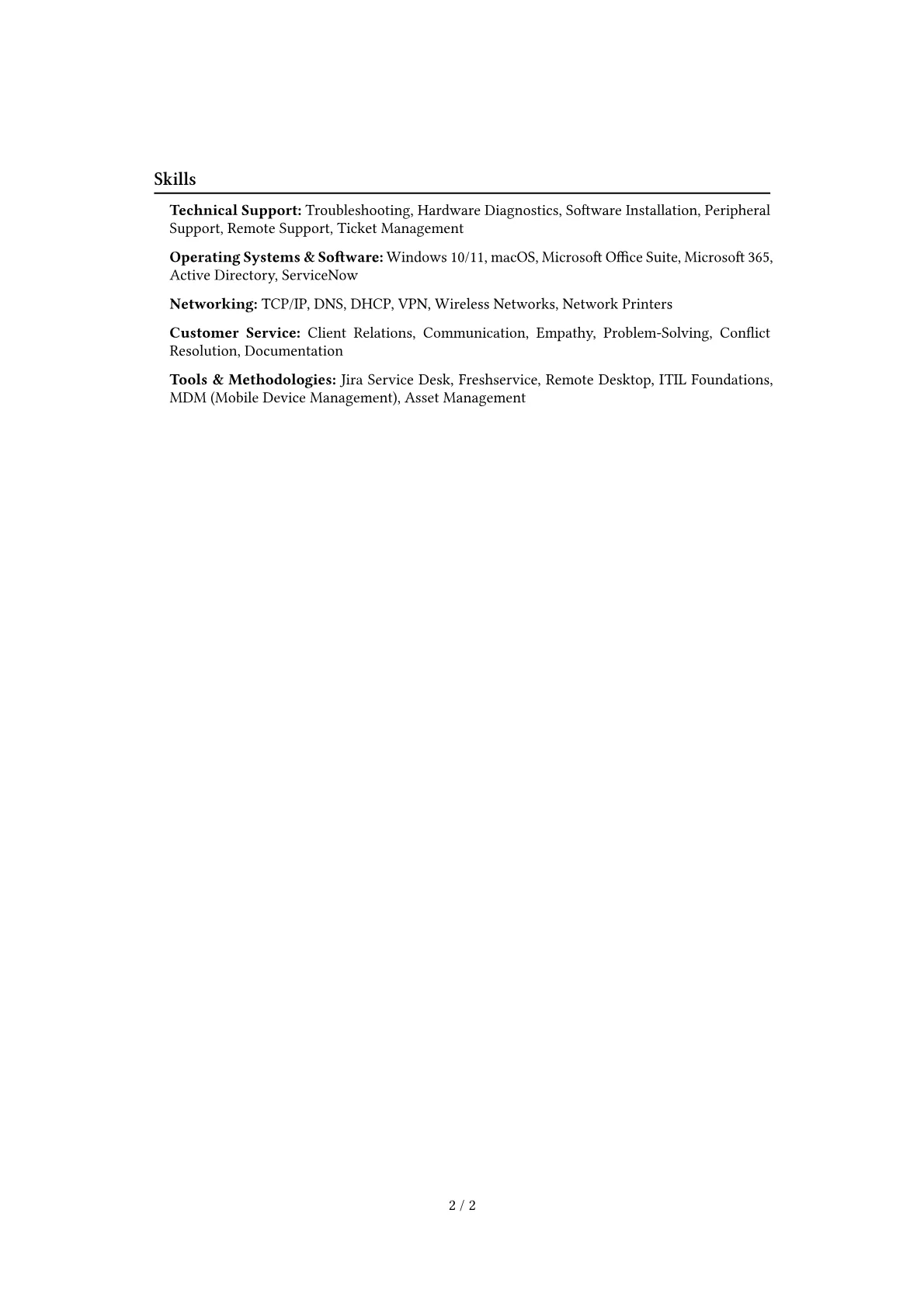 Career changer version - Page 2