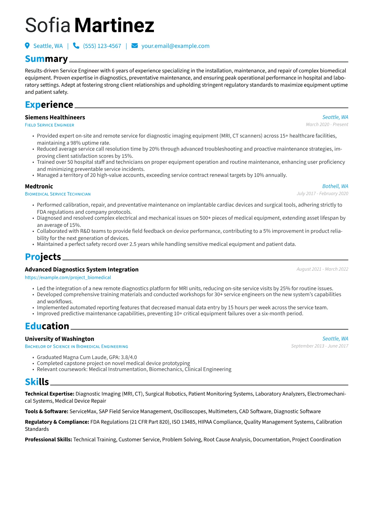 Biomedical Service version - Page 1