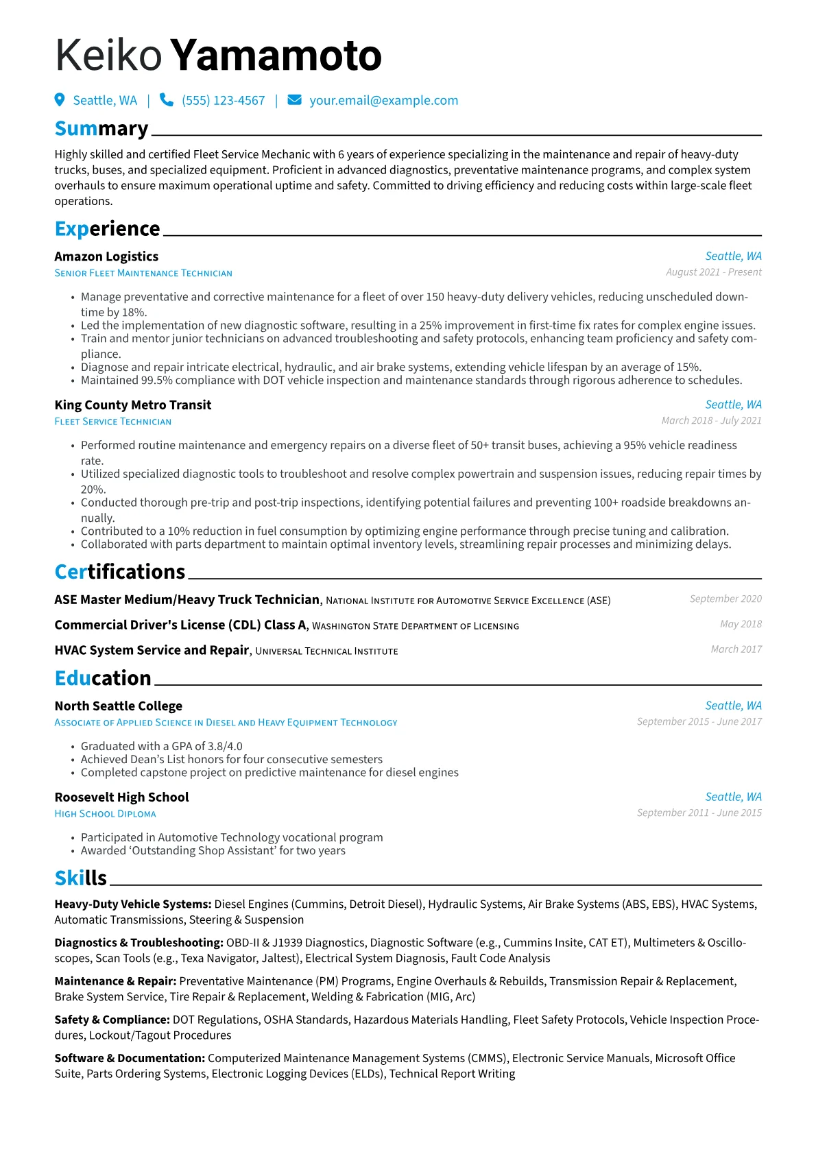 Fleet Maintenance version - Page 1