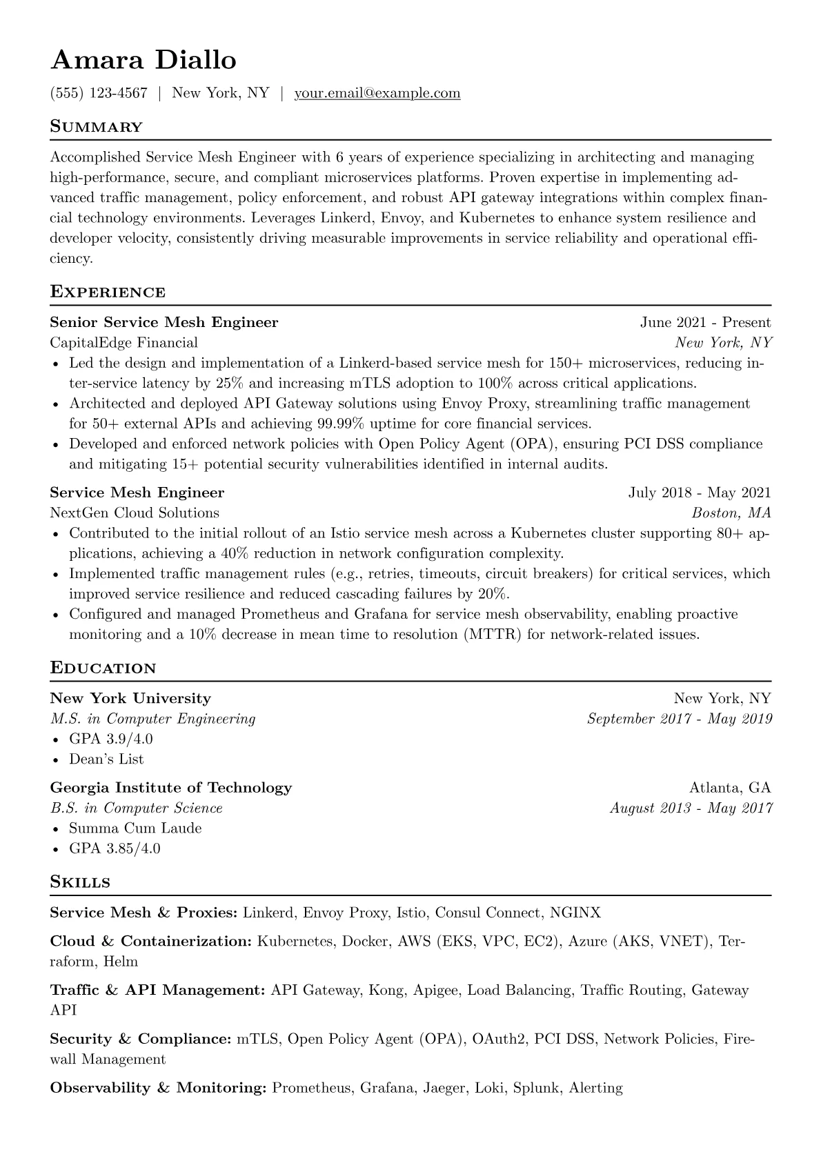 Financial Services version - Page 1