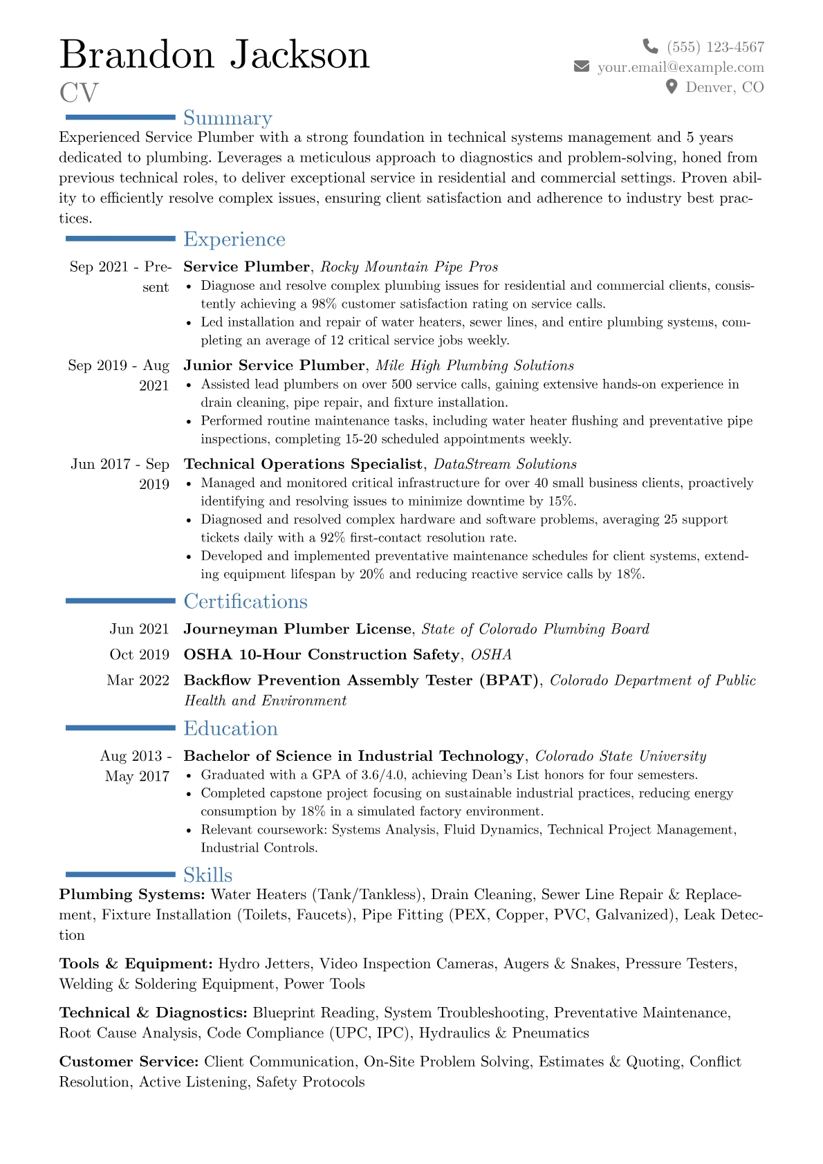 Career changer version - Page 1