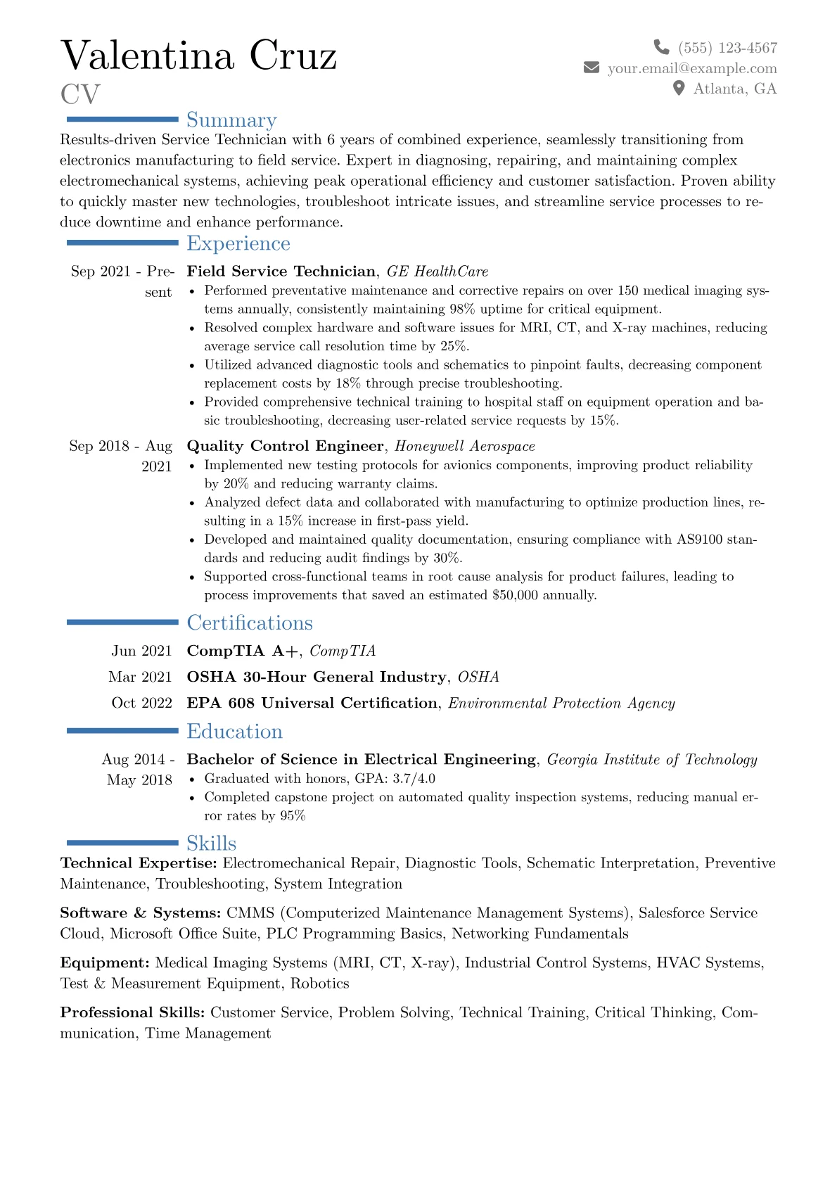 Career changer version - Page 1