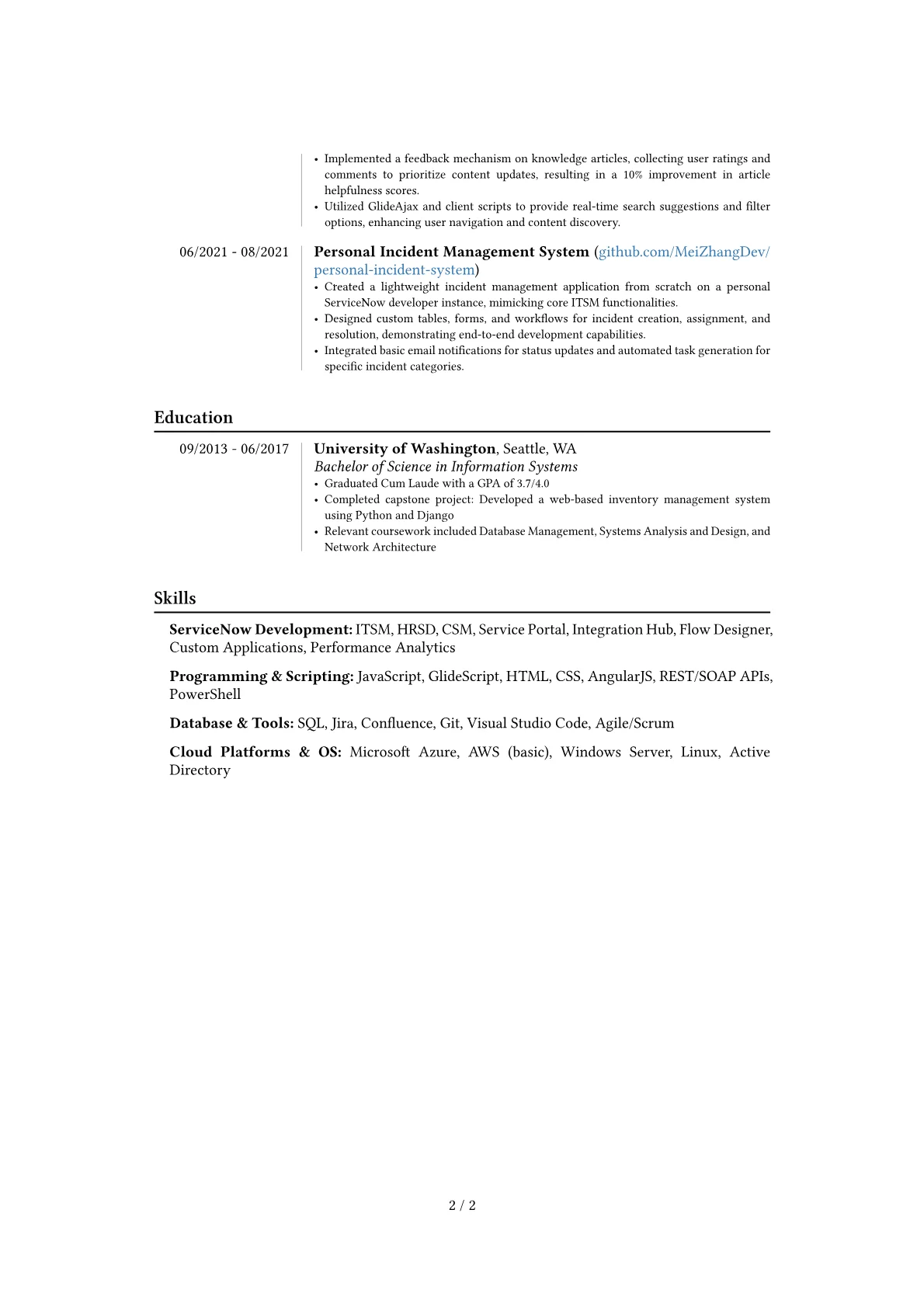 Career changer version - Page 2