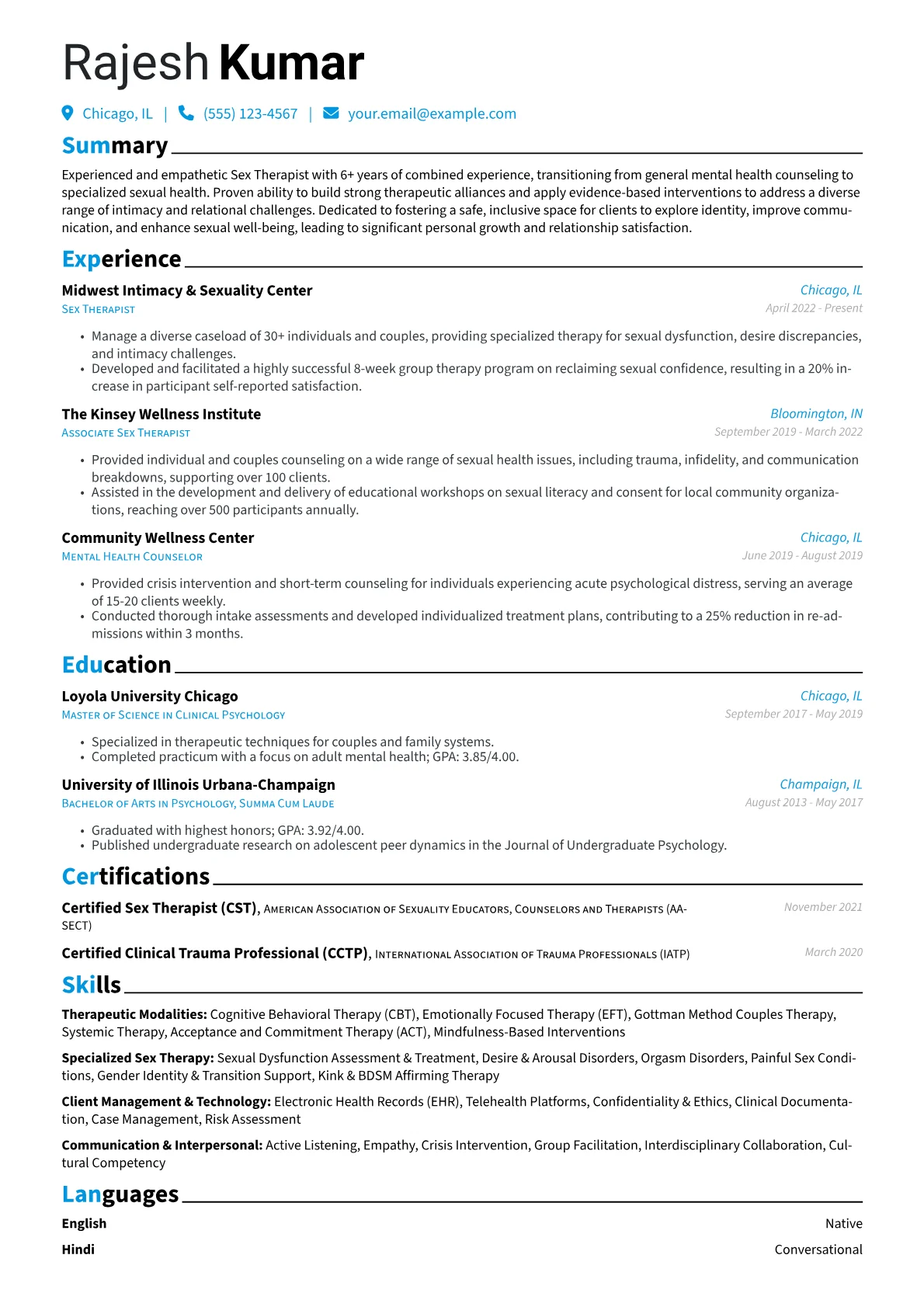 Career changer version - Page 1