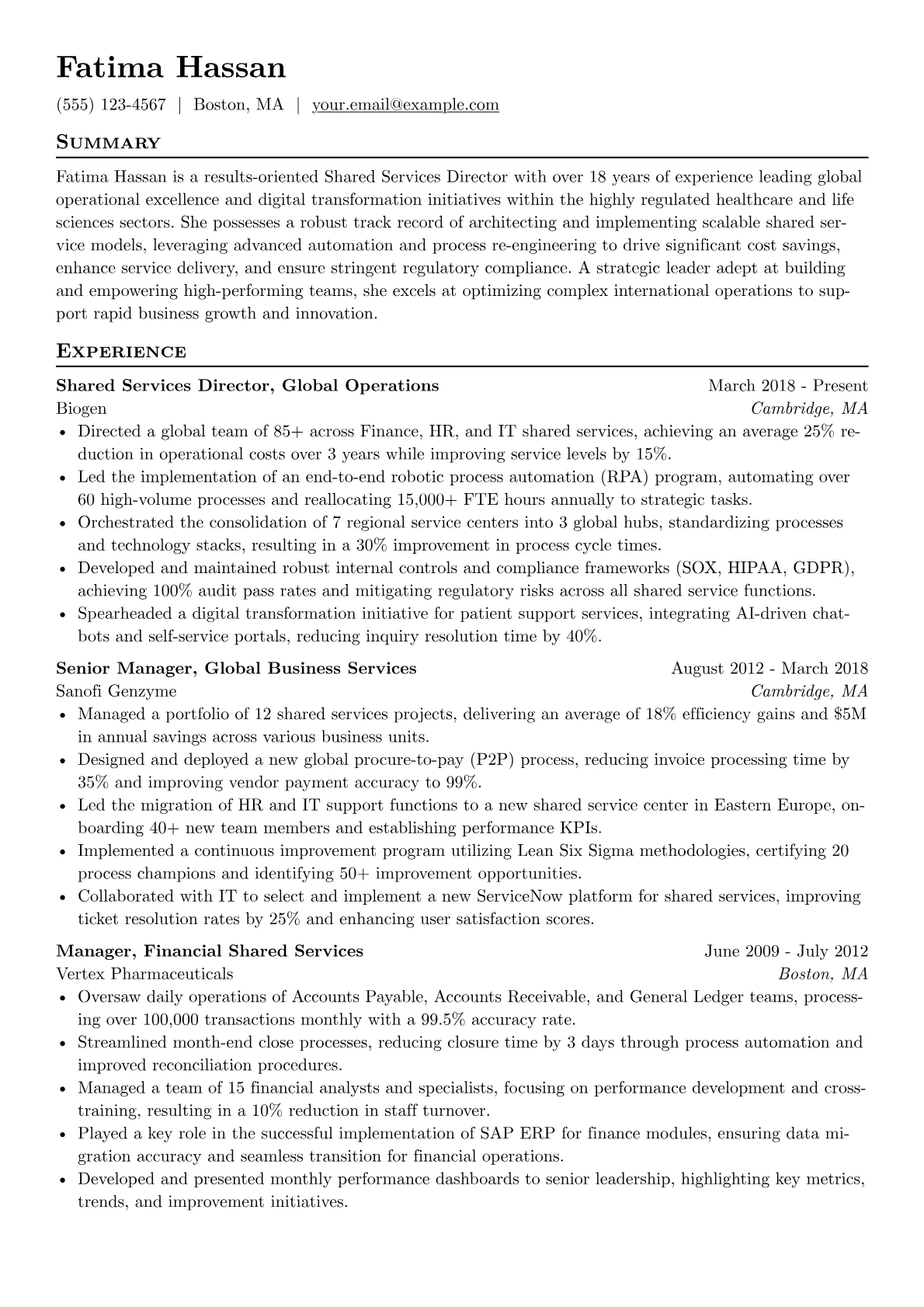 Global Healthcare version - Page 1