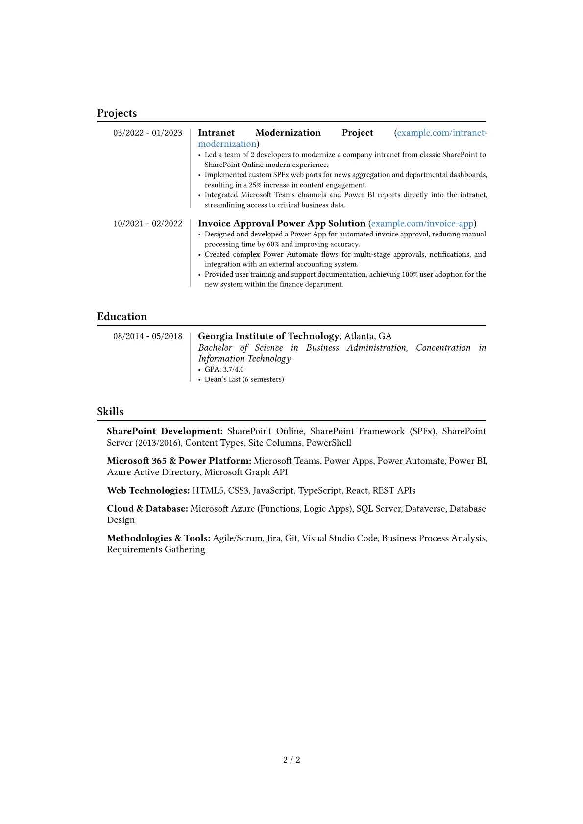 Career changer version - Page 2