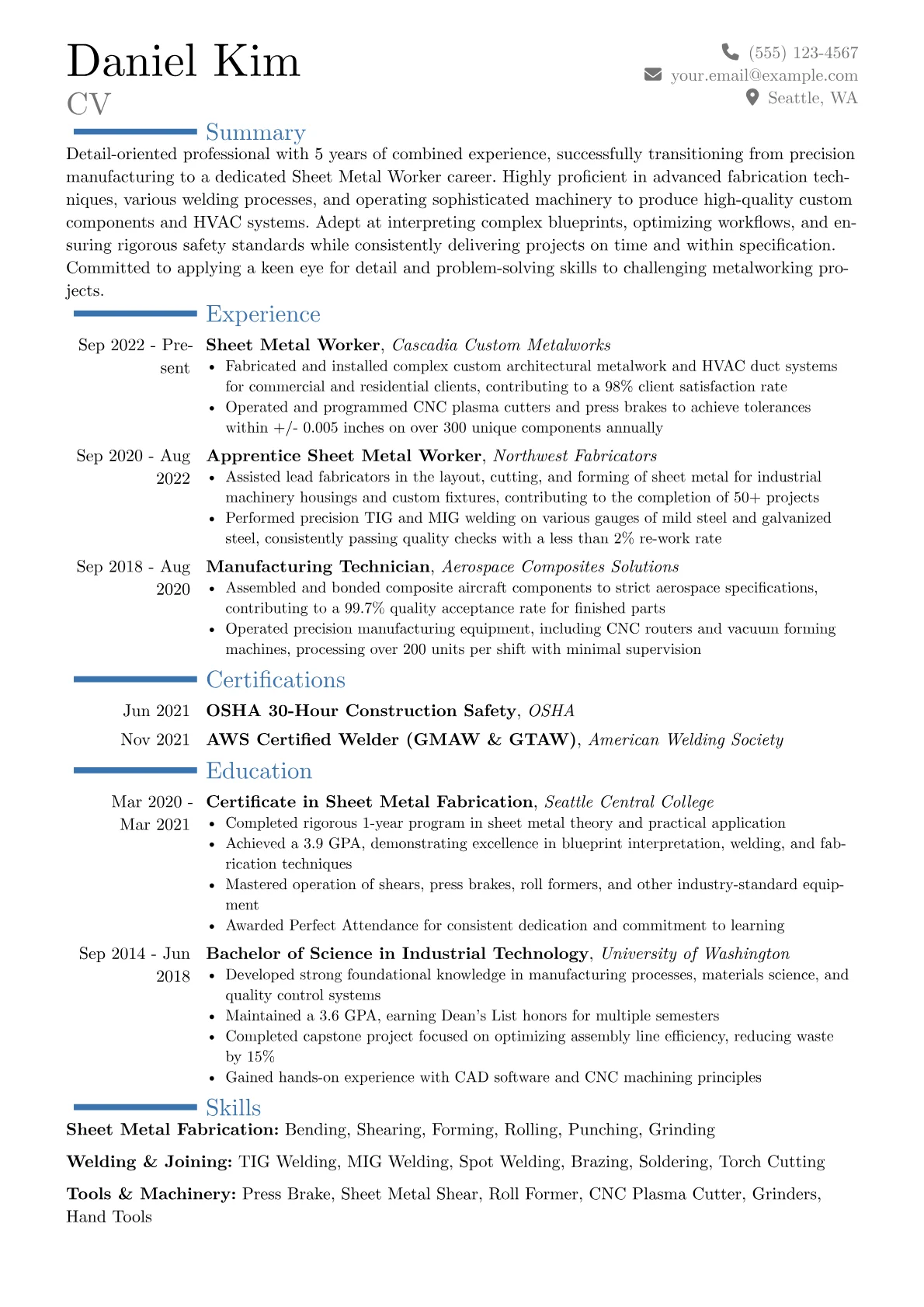 Career changer version - Page 1