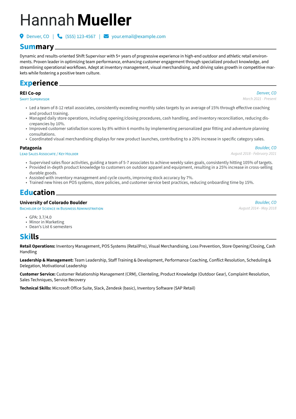Shift Supervisor version - Page 1
