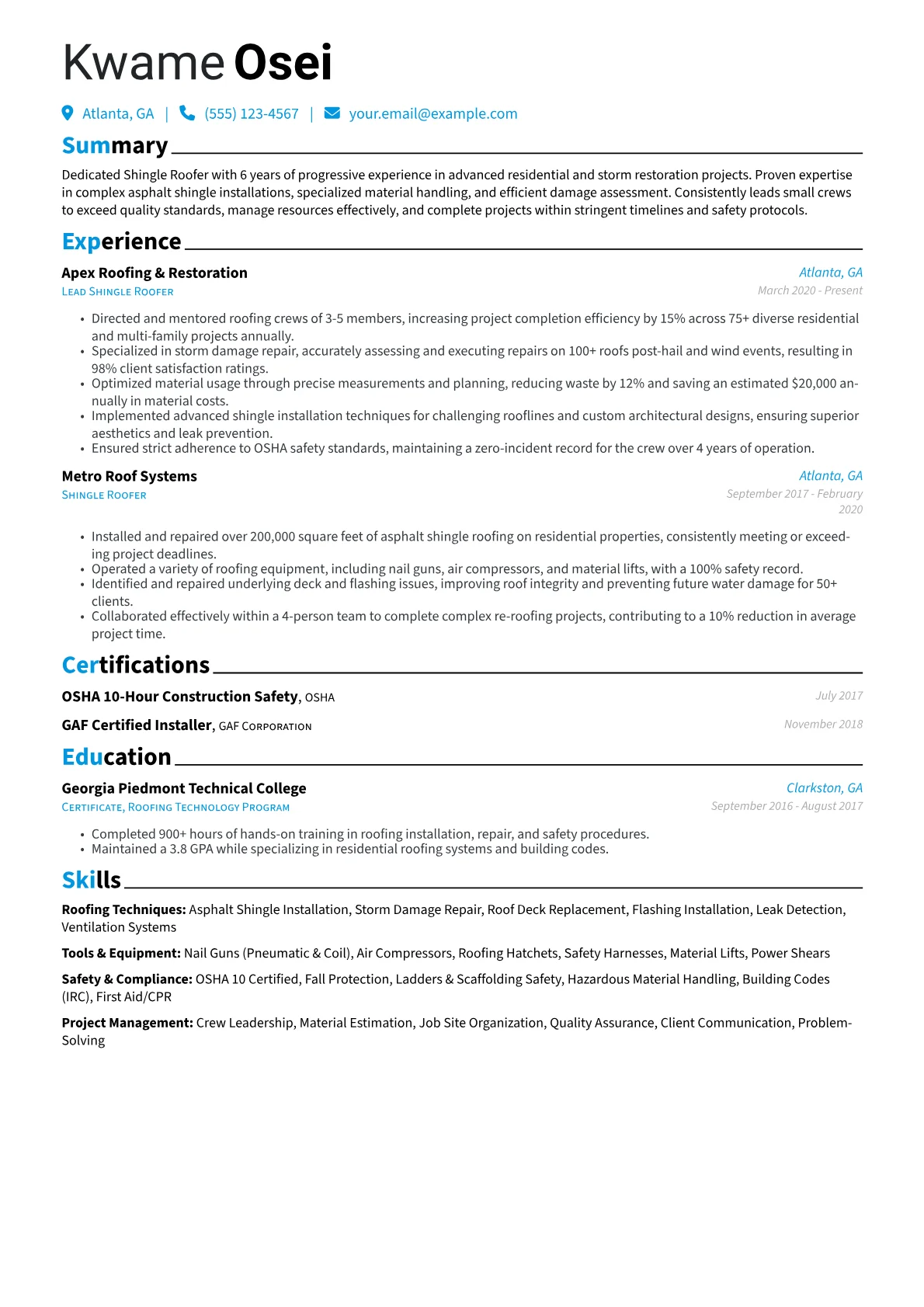Shingle Roofer version - Page 1