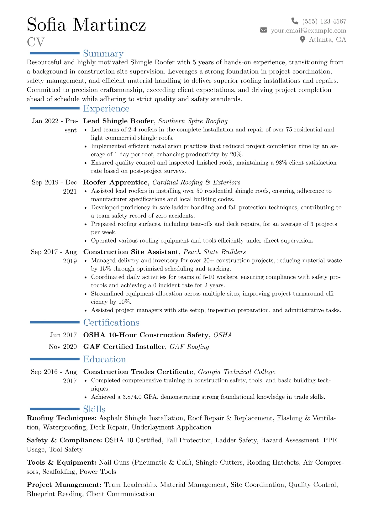 Career changer version - Page 1
