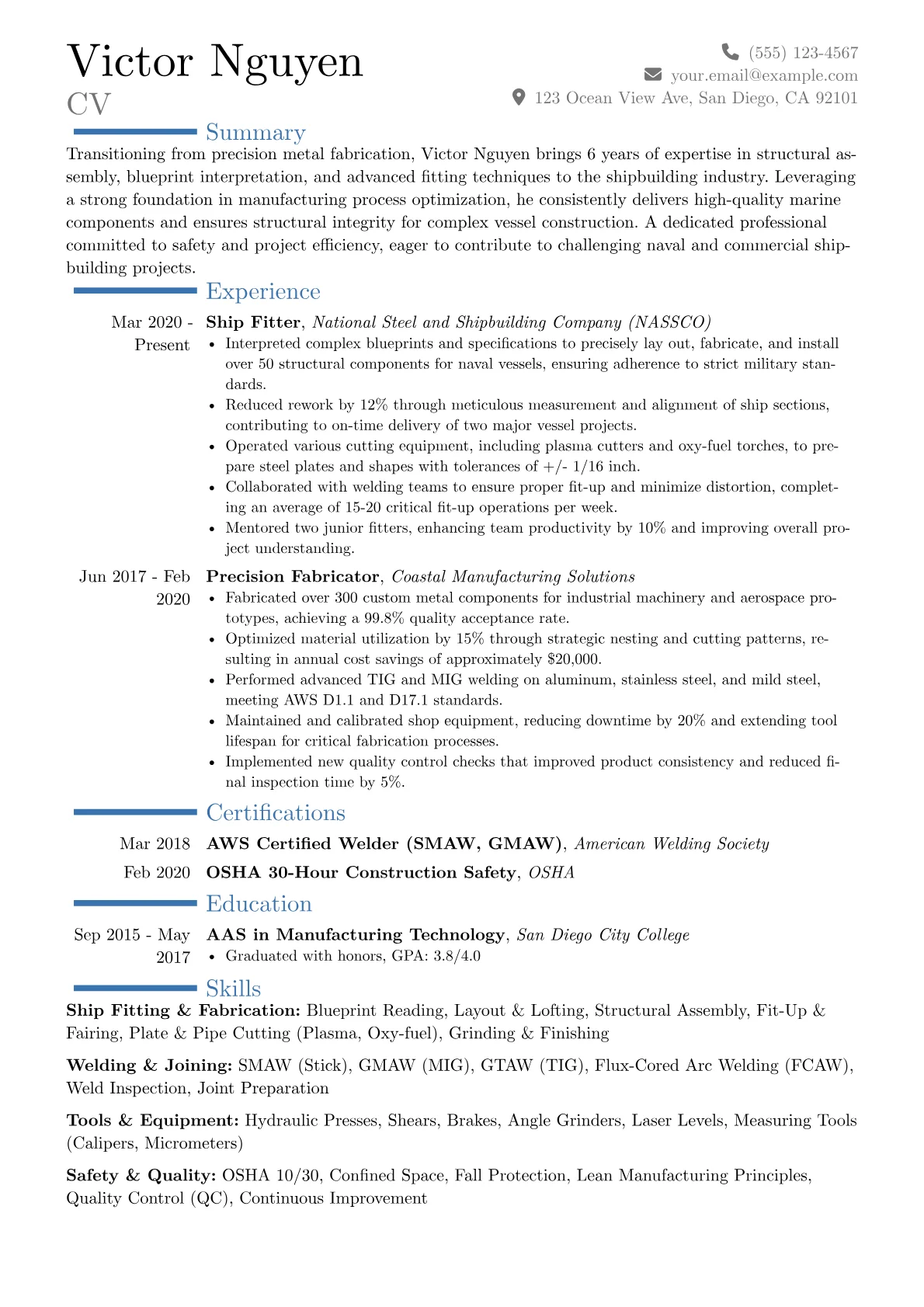 Career changer version - Page 1