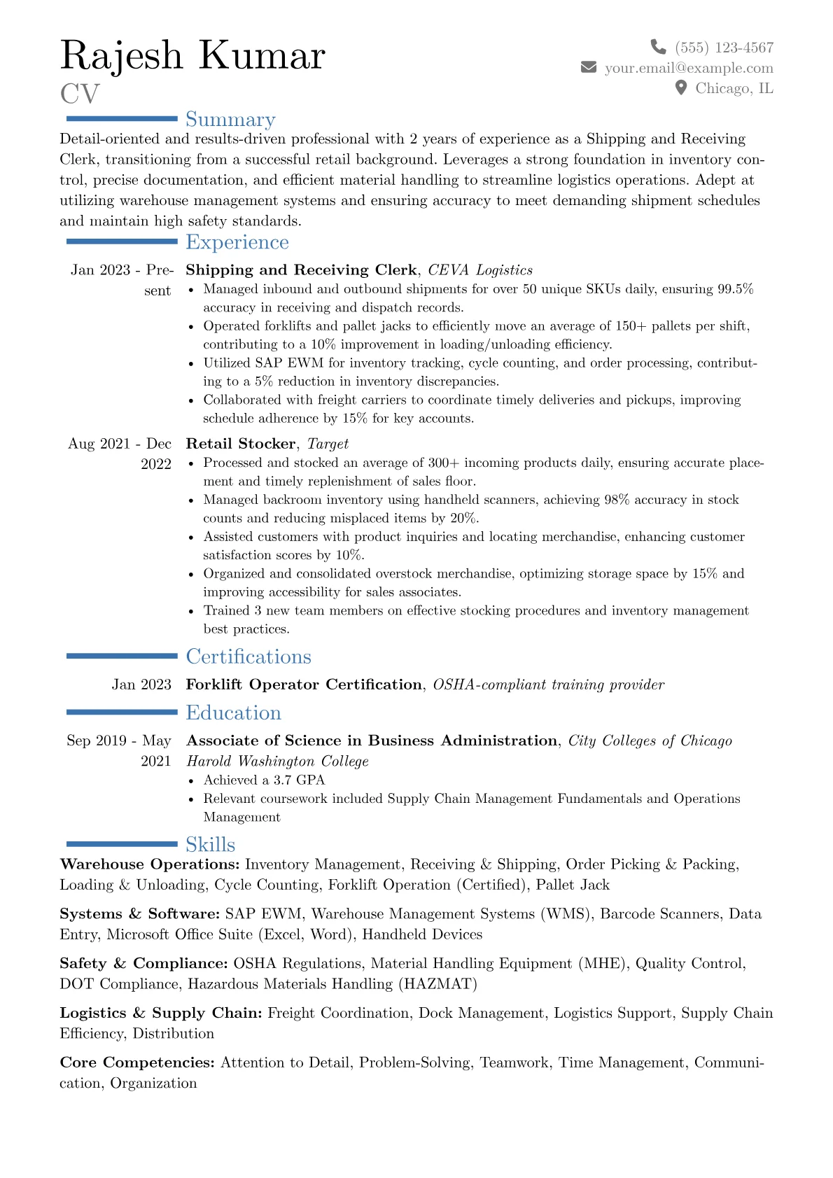 Career changer version - Page 1