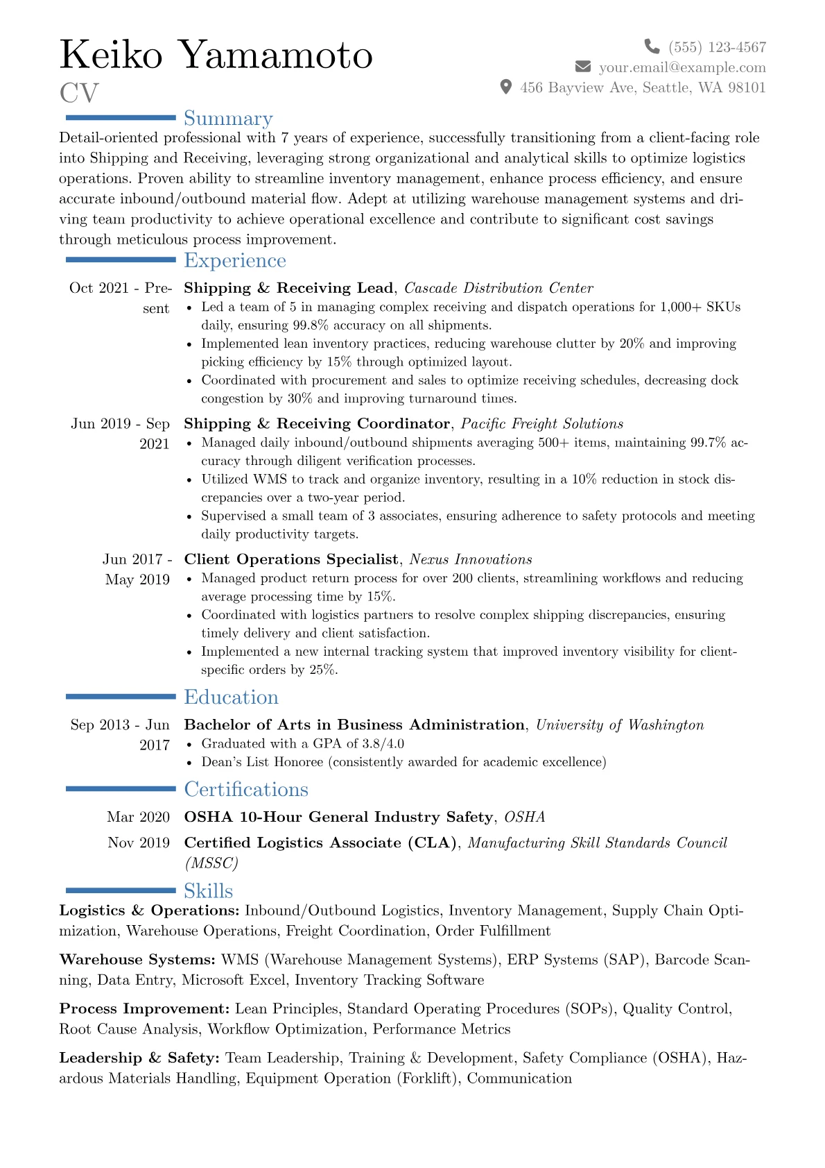 Career changer version - Page 1