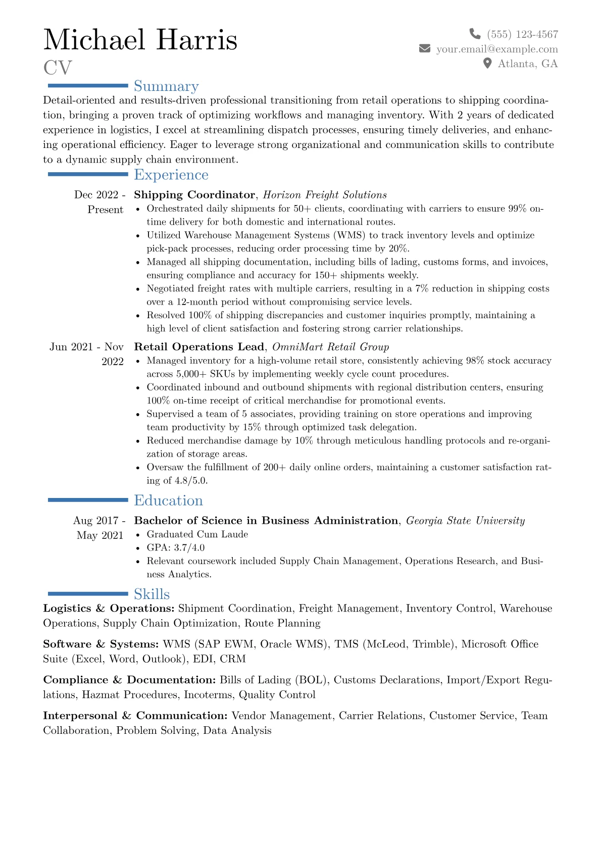 Career changer version - Page 1